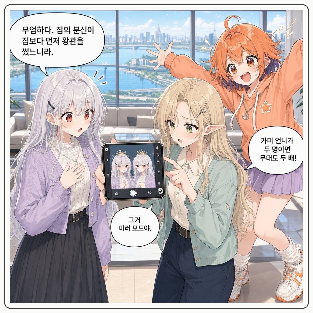 156화: 왕실 분신 필터 비상령 (부제: 카메라 필터는 분신술이 아닙니다) 003컷