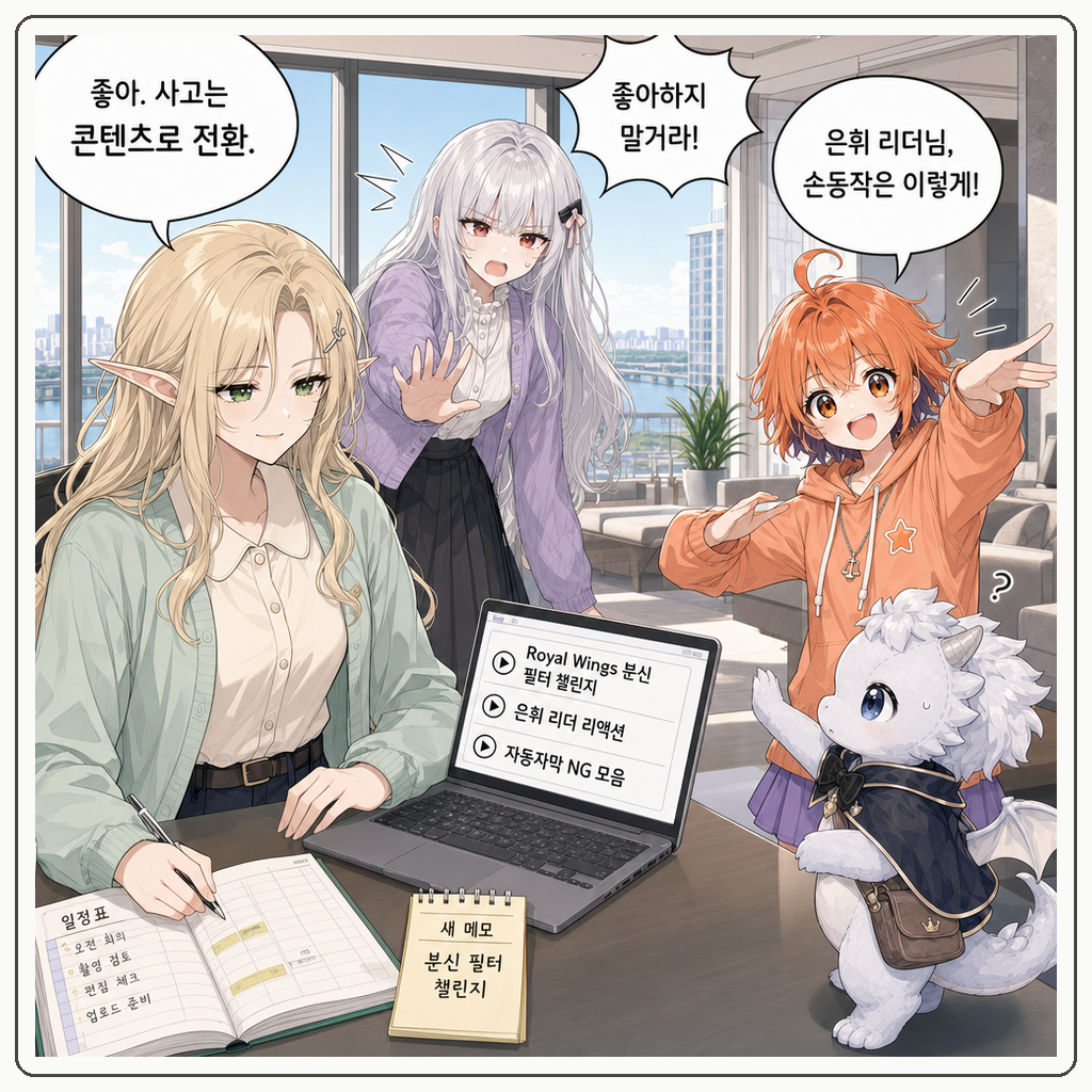 156화: 왕실 분신 필터 비상령 (부제: 카메라 필터는 분신술이 아닙니다) 009컷