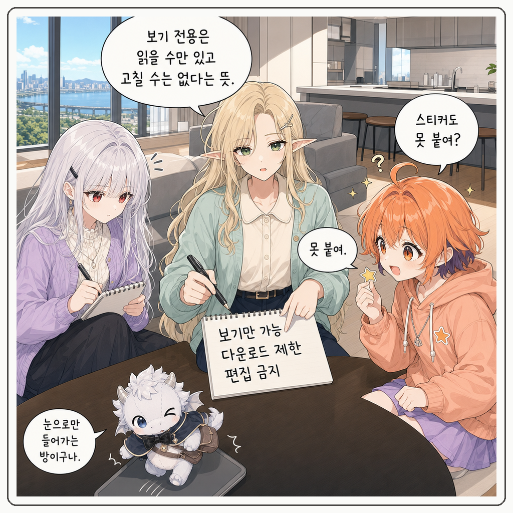 157화: 작은 문에는 열쇠가 필요하다 (부제: 공유 링크는 아무나 여는 문이 아닙니다) 004컷