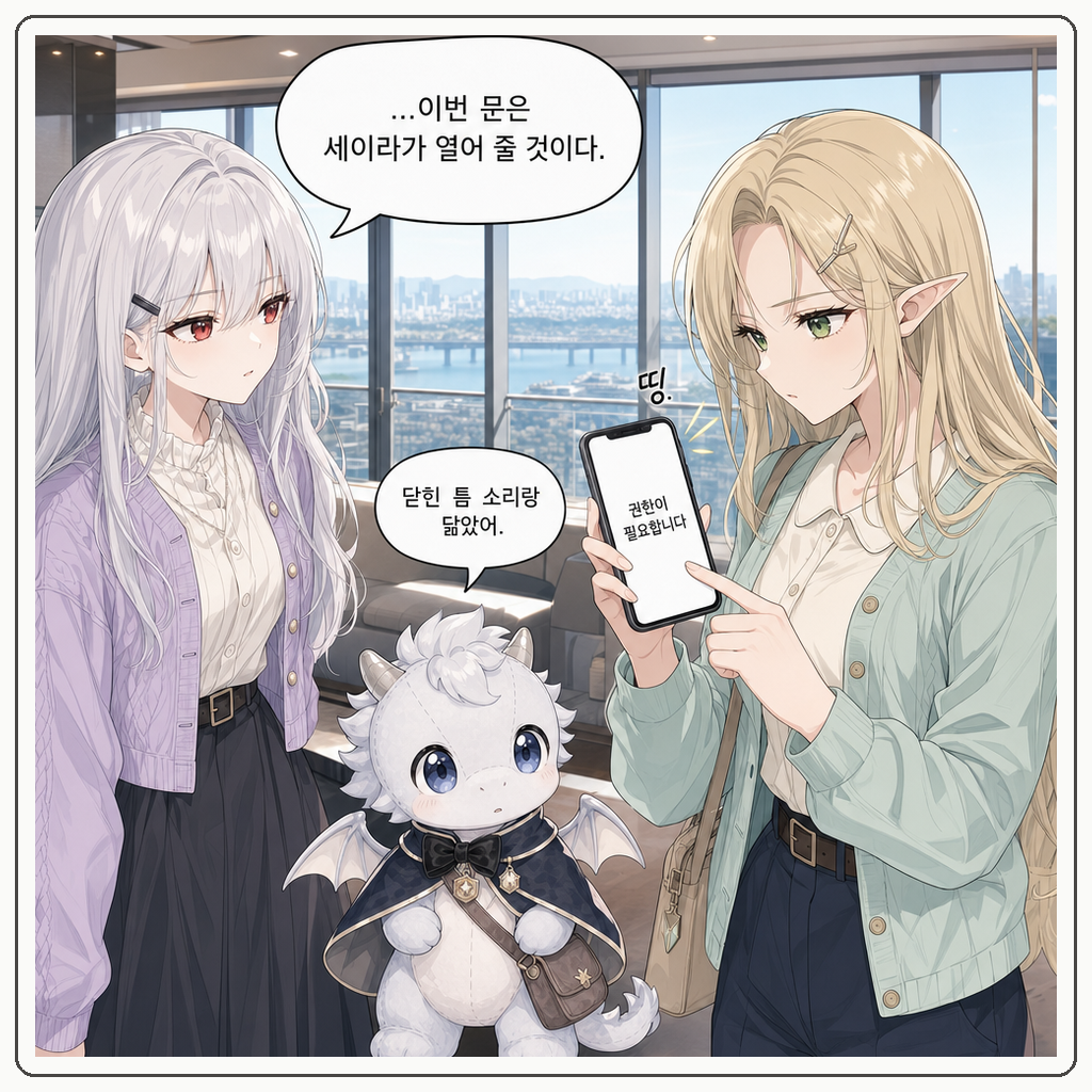 157화: 작은 문에는 열쇠가 필요하다 (부제: 공유 링크는 아무나 여는 문이 아닙니다) 006컷