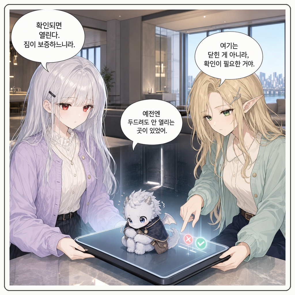 157화: 작은 문에는 열쇠가 필요하다 (부제: 공유 링크는 아무나 여는 문이 아닙니다) 007컷