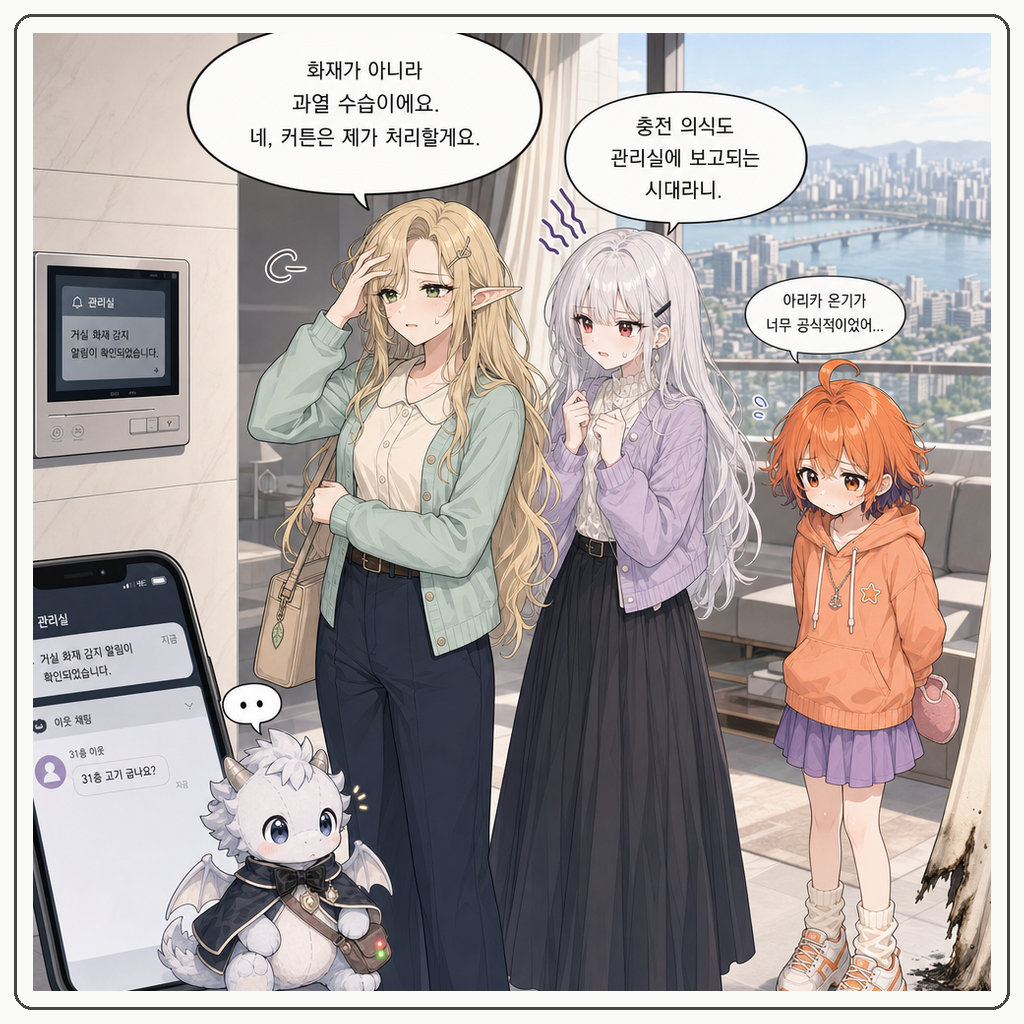 158화: 작은 불빛의 예비 심장 (부제: 보조배터리는 알이 아니고, 열기로 깨우는 것도 아닙니다) 006컷