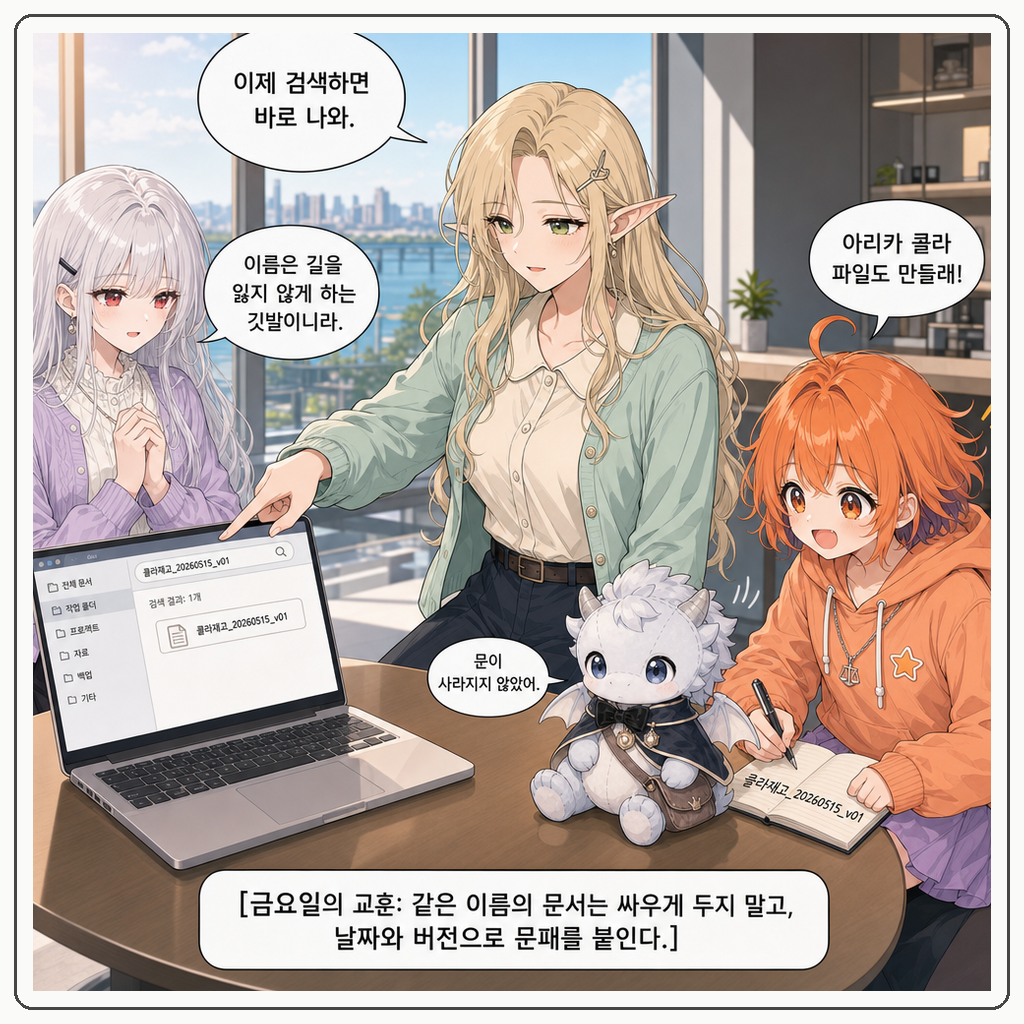 160화: 같은 이름의 두 문 (부제: 파일 이름은 문패이지 통로가 아닙니다) 010컷