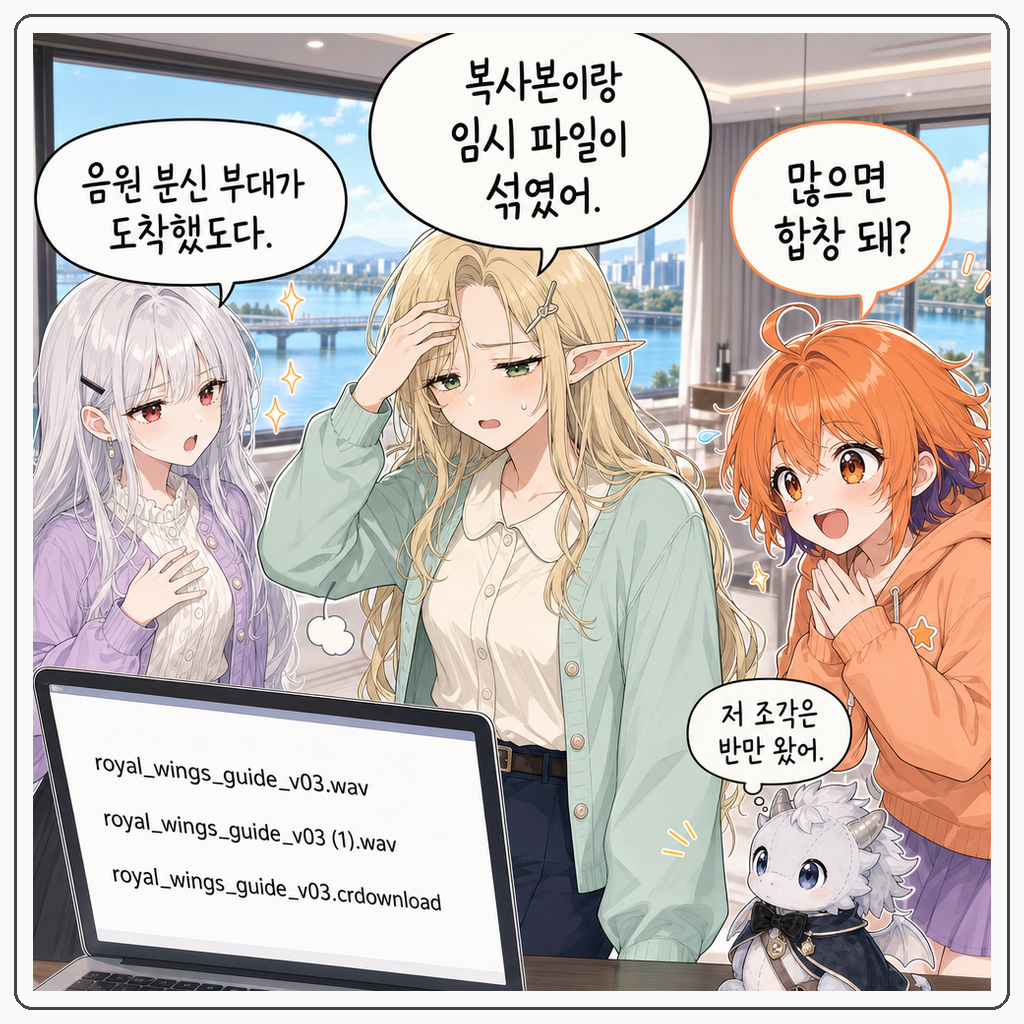 163화: 멈춘 파란 줄의 방 (부제: 다운로드는 문이 닫혔다고 두드리는 것이 아닙니다) 004컷