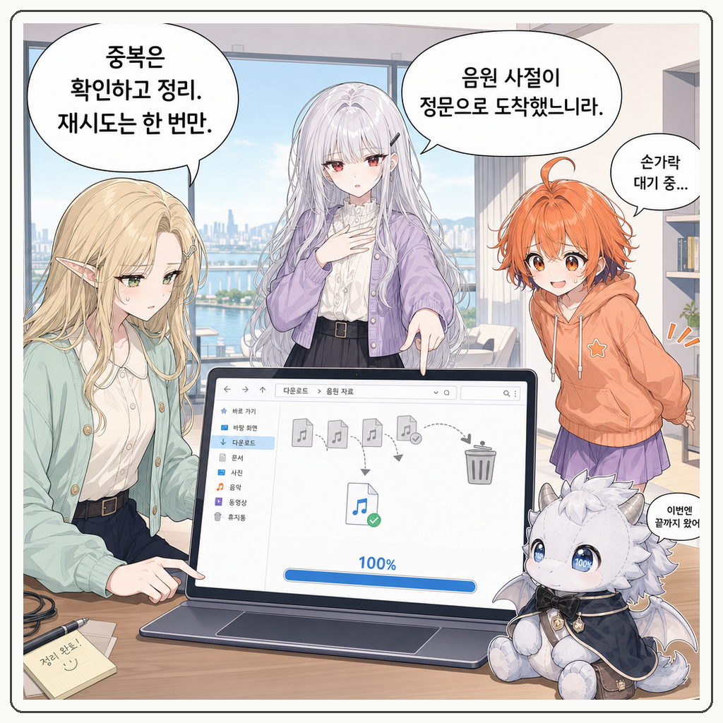 163화: 멈춘 파란 줄의 방 (부제: 다운로드는 문이 닫혔다고 두드리는 것이 아닙니다) 008컷