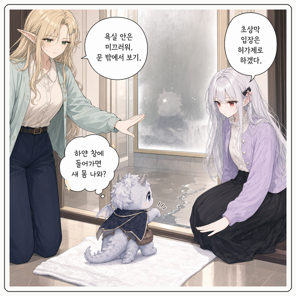 165화: 하얀 숨의 거울 (부제: 거울은 새 몸을 만드는 문이 아닙니다) 003컷