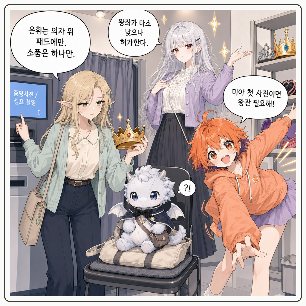 166화: 작은 몸의 증명사진 (부제: 사진기는 몸을 대신 만들어 주지 않습니다) 002컷