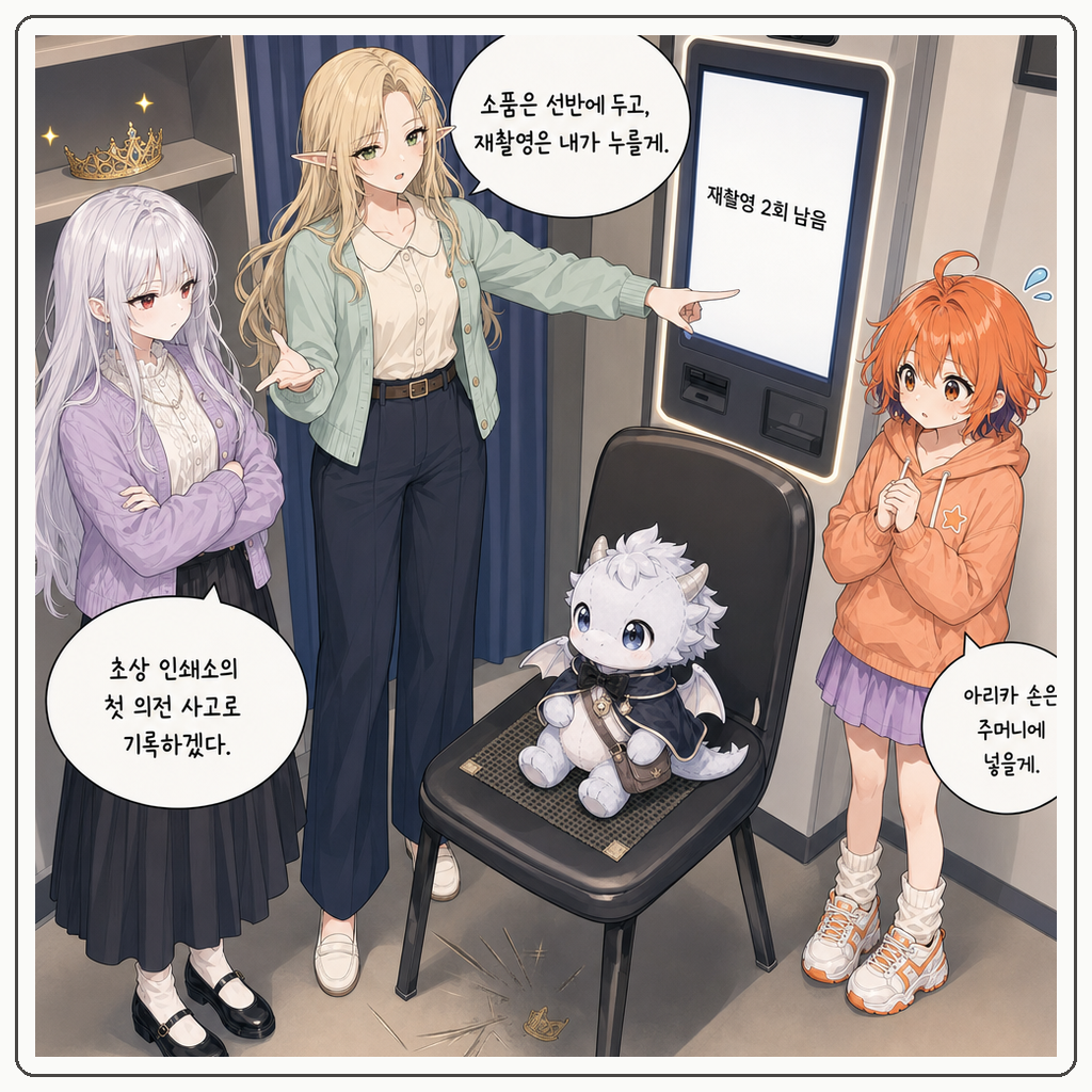 166화: 작은 몸의 증명사진 (부제: 사진기는 몸을 대신 만들어 주지 않습니다) 004컷