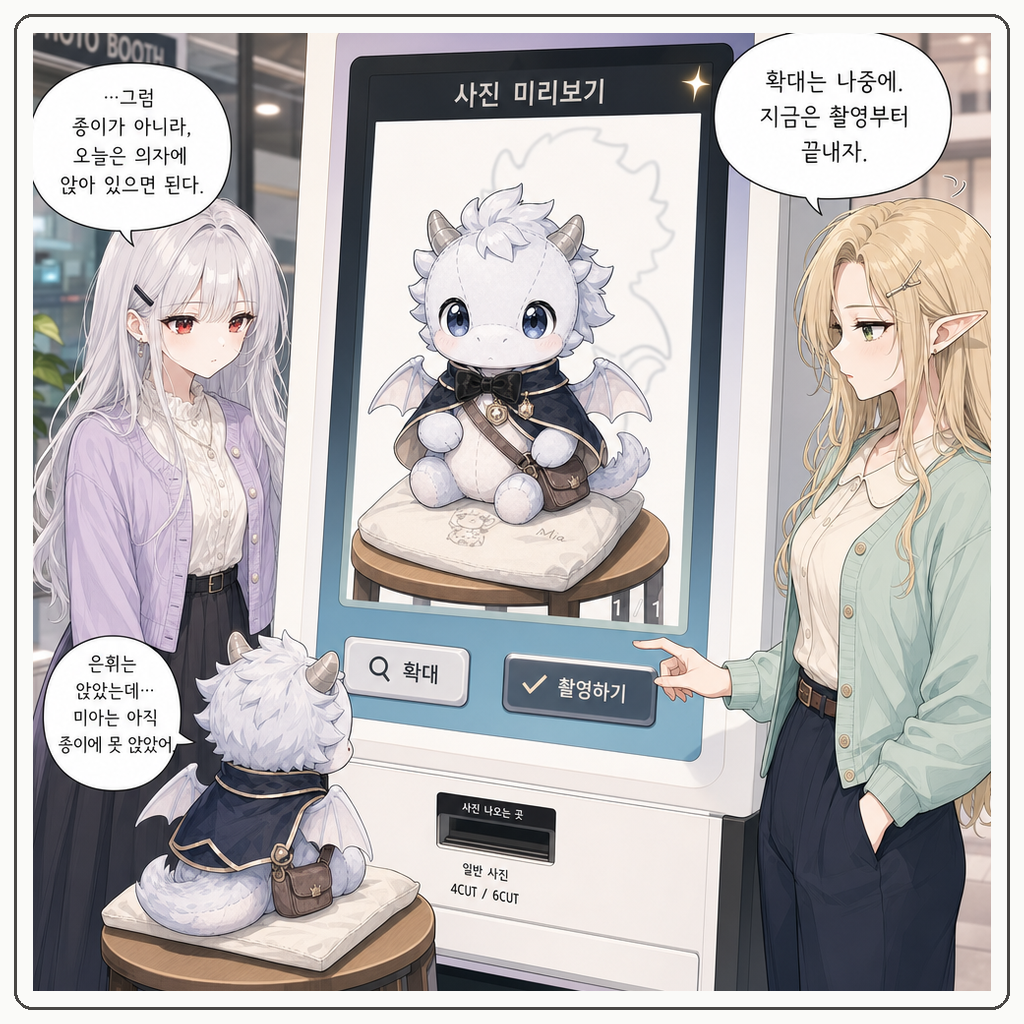166화: 작은 몸의 증명사진 (부제: 사진기는 몸을 대신 만들어 주지 않습니다) 005컷