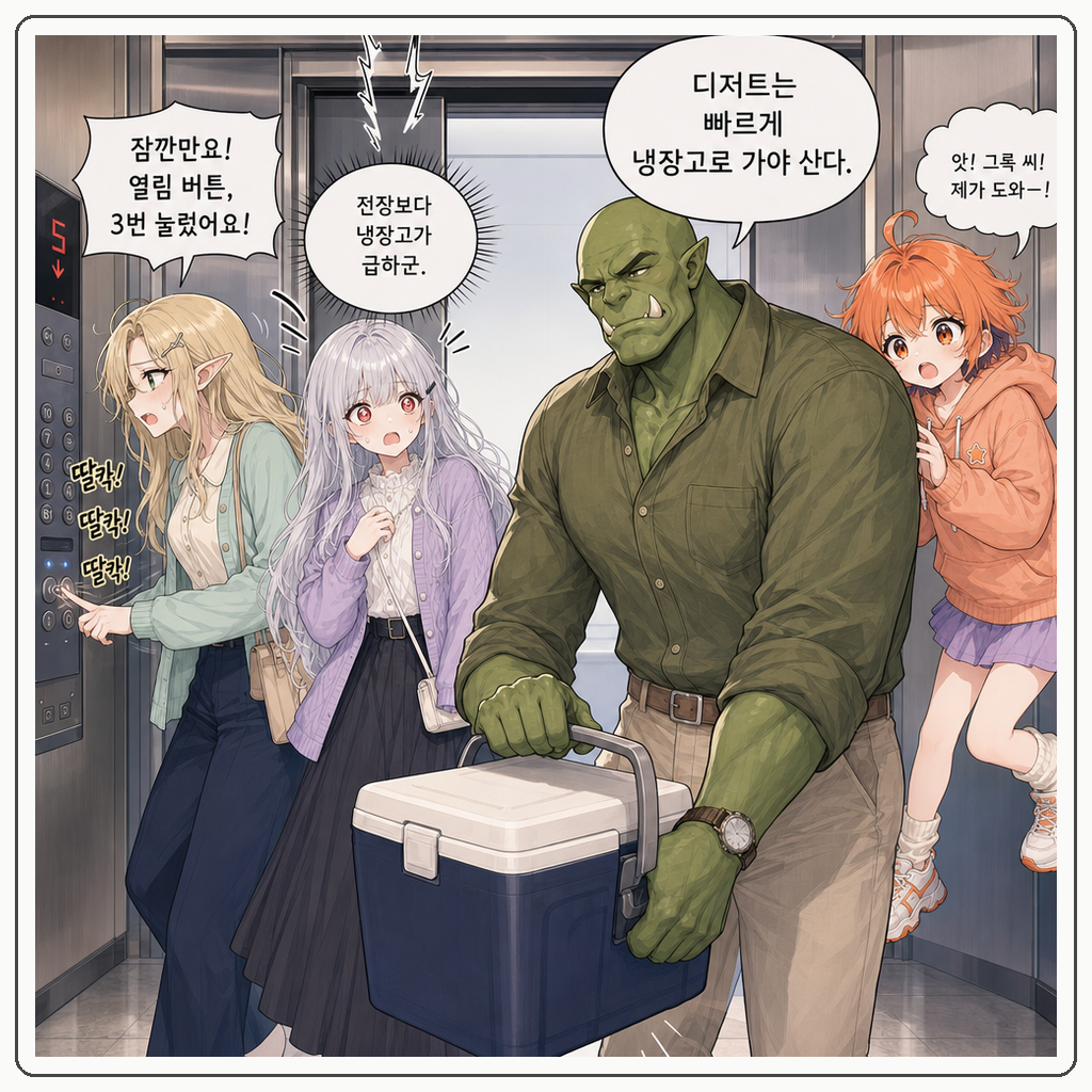 168화: 그록 형님의 보냉 박스 (부제: 마카롱은 전리품이 아닙니다) 004컷
