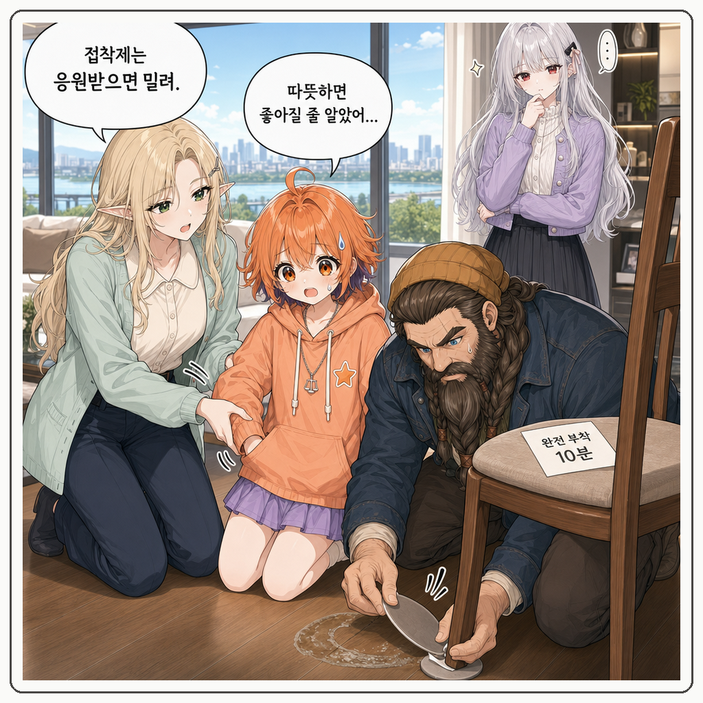 169화: 바르칸의 삐걱 의자 수리 (부제: 망치는 응원봉이 아니야) 006컷
