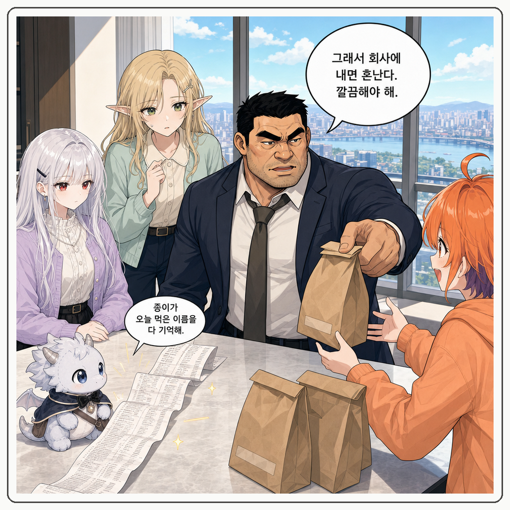 171화: 부장님의 적당히 계약서 (부제: 한우 5인분은 상시 조항이 아닙니다) 008컷