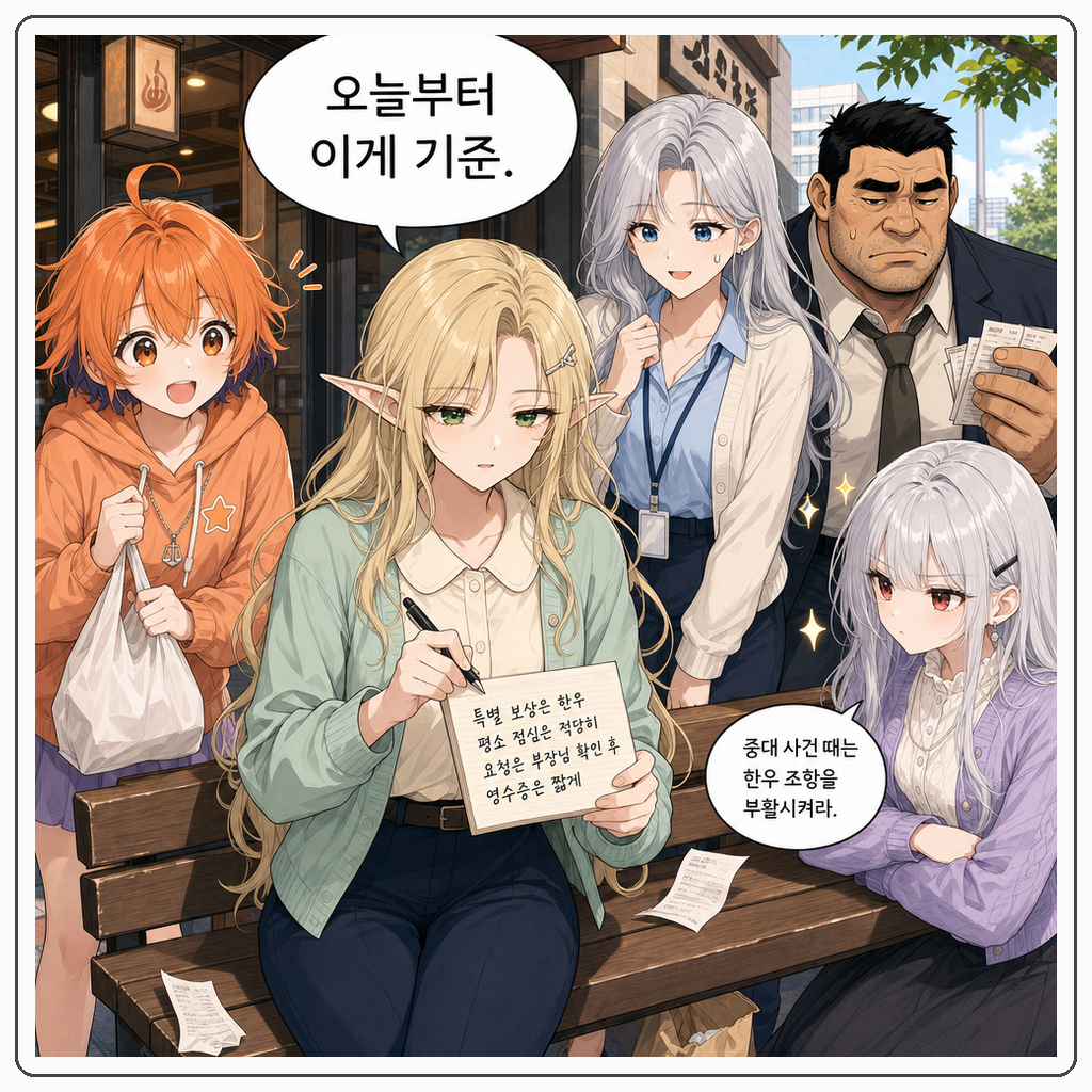 171화: 부장님의 적당히 계약서 (부제: 한우 5인분은 상시 조항이 아닙니다) 009컷