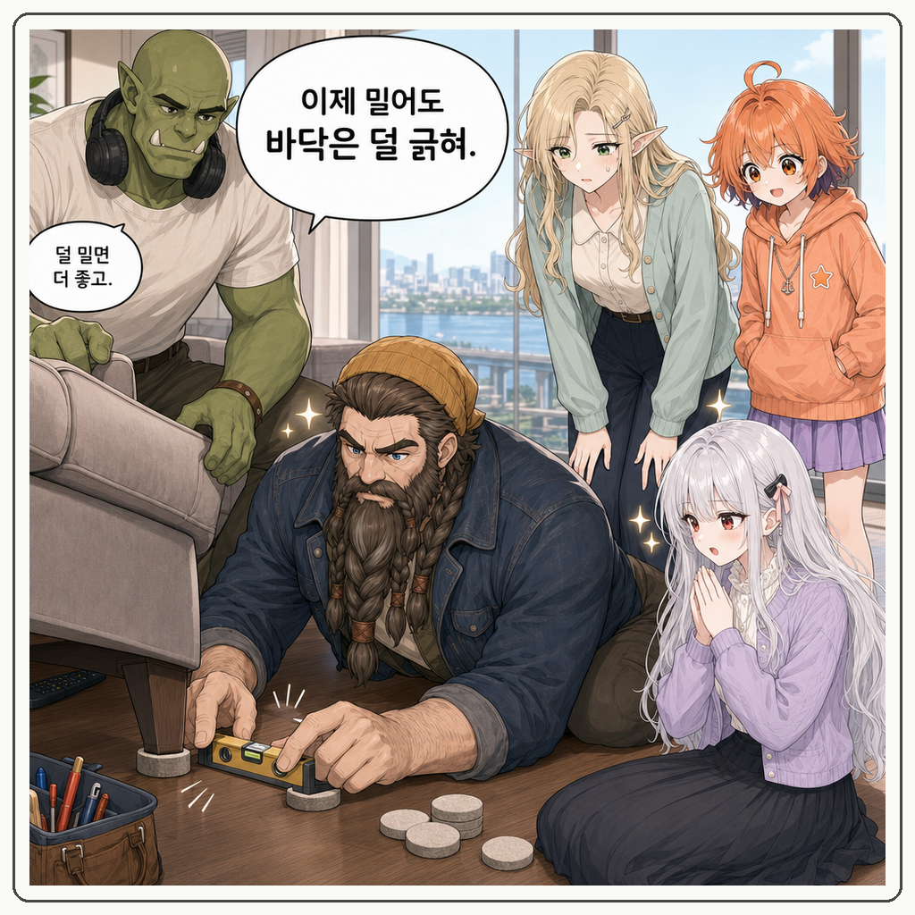 172화: 소파 밑 왕국 구조대 (부제: 리모컨은 고대 유물이 아닙니다) 008컷