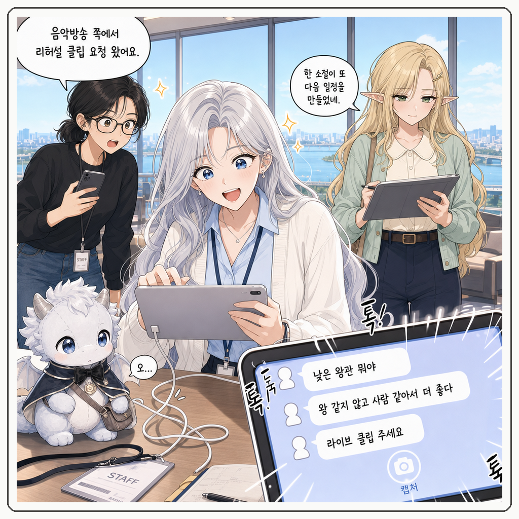 174화: 보이는 라디오의 작은 숨 (부제: 라이브는 왕실 조회가 아닙니다) 008컷