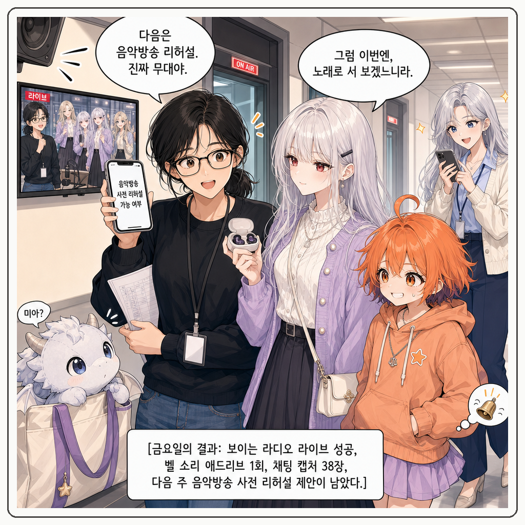 174화: 보이는 라디오의 작은 숨 (부제: 라이브는 왕실 조회가 아닙니다) 010컷