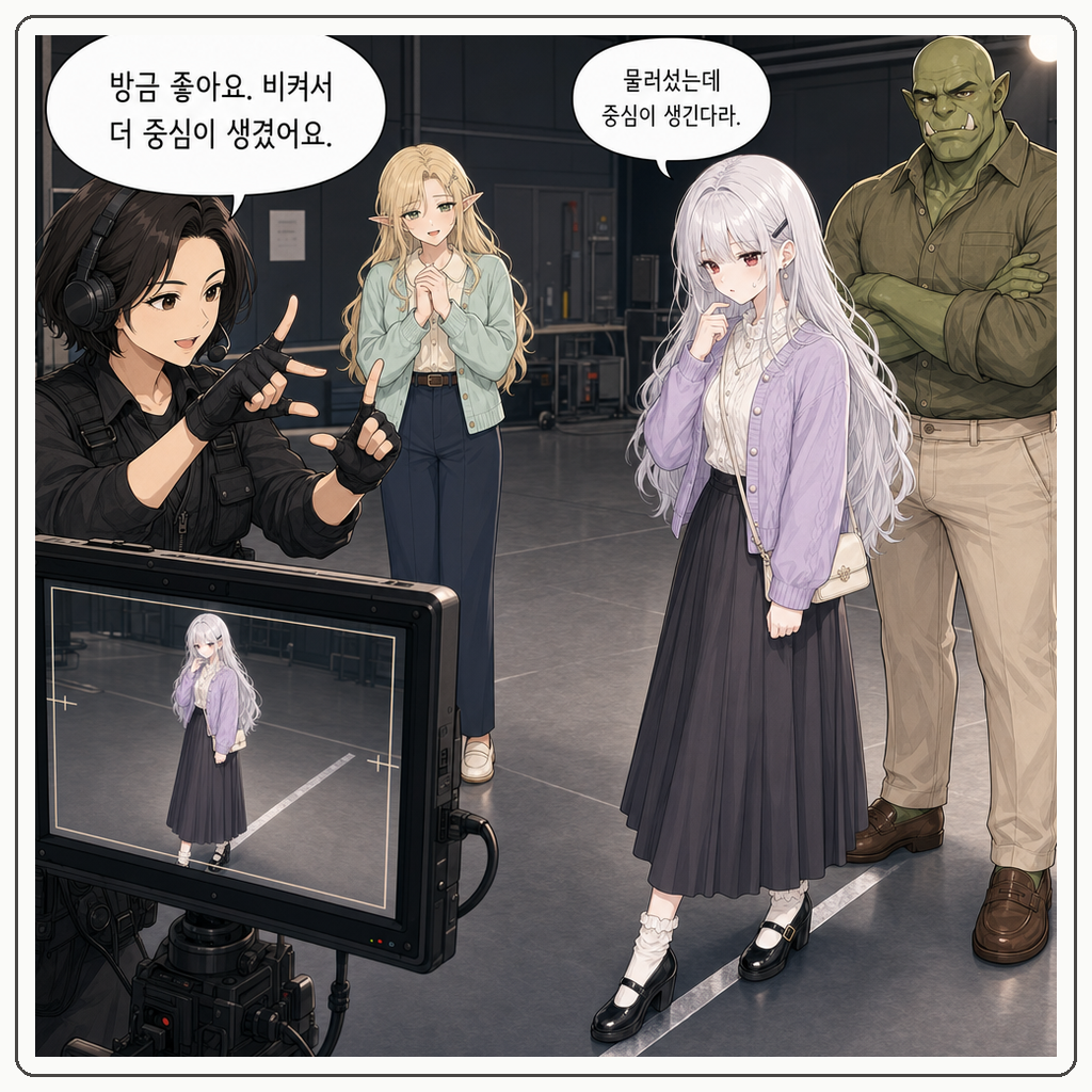 175화: 리허설의 은색 표시선 (부제: 무대 중앙은 왕좌가 아닙니다) 005컷