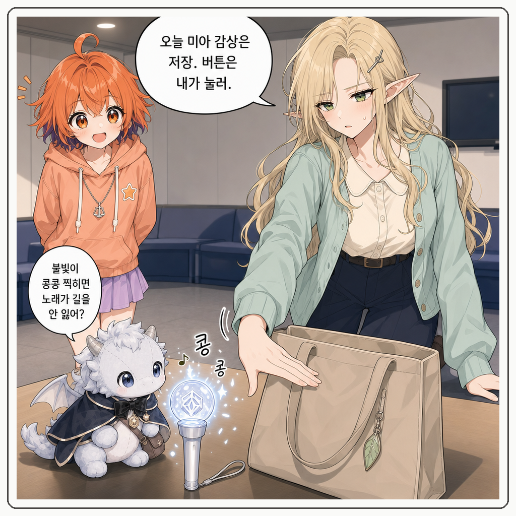 176화: 응원봉이 먼저 박자를 잡았다 (부제: 팬라이트는 왕실 등대가 아닙니다) 004컷