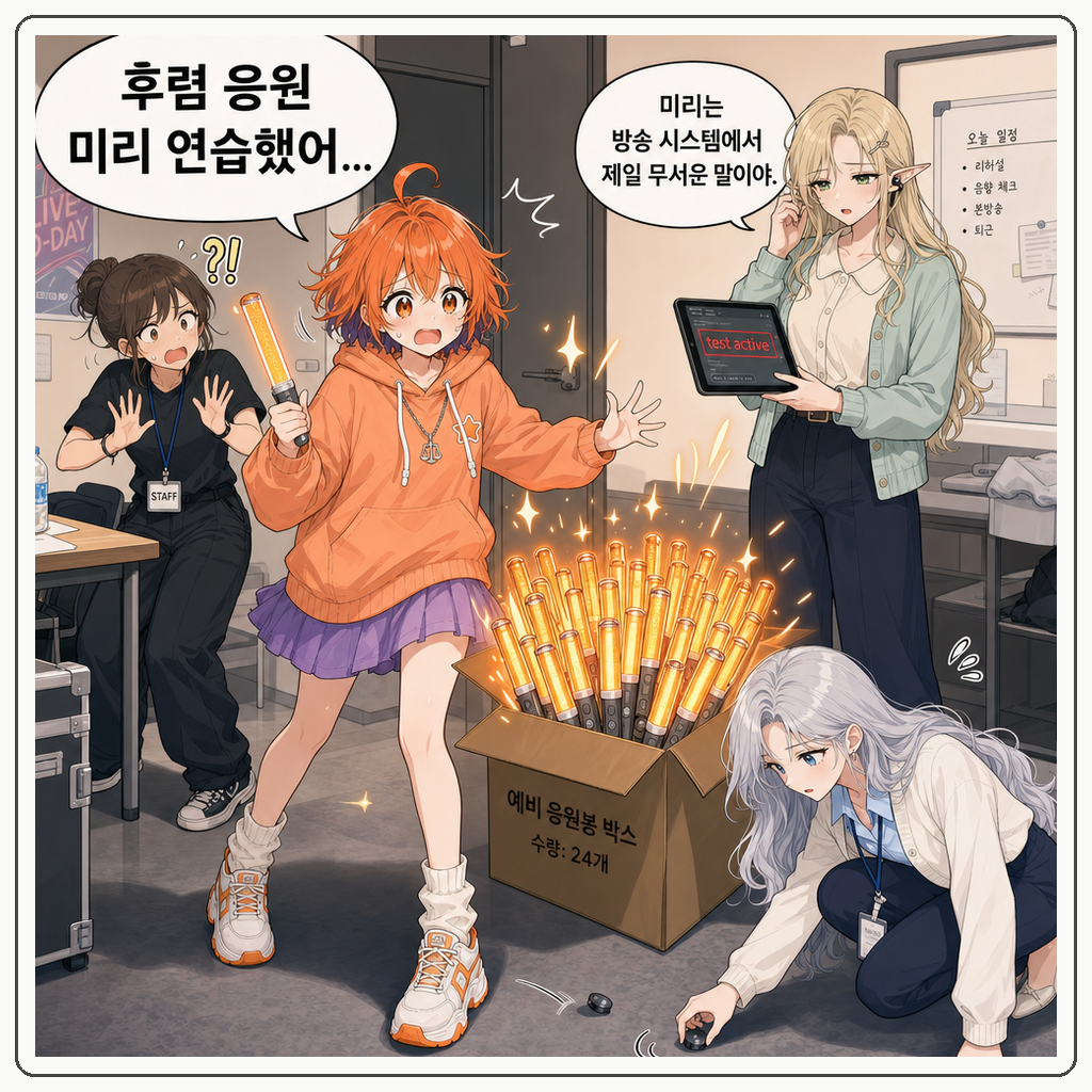 176화: 응원봉이 먼저 박자를 잡았다 (부제: 팬라이트는 왕실 등대가 아닙니다) 006컷