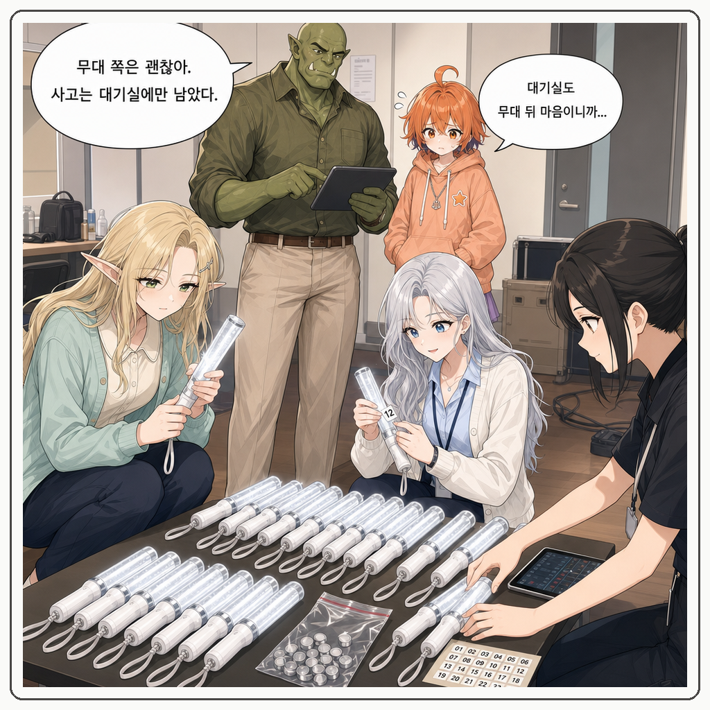 176화: 응원봉이 먼저 박자를 잡았다 (부제: 팬라이트는 왕실 등대가 아닙니다) 007컷