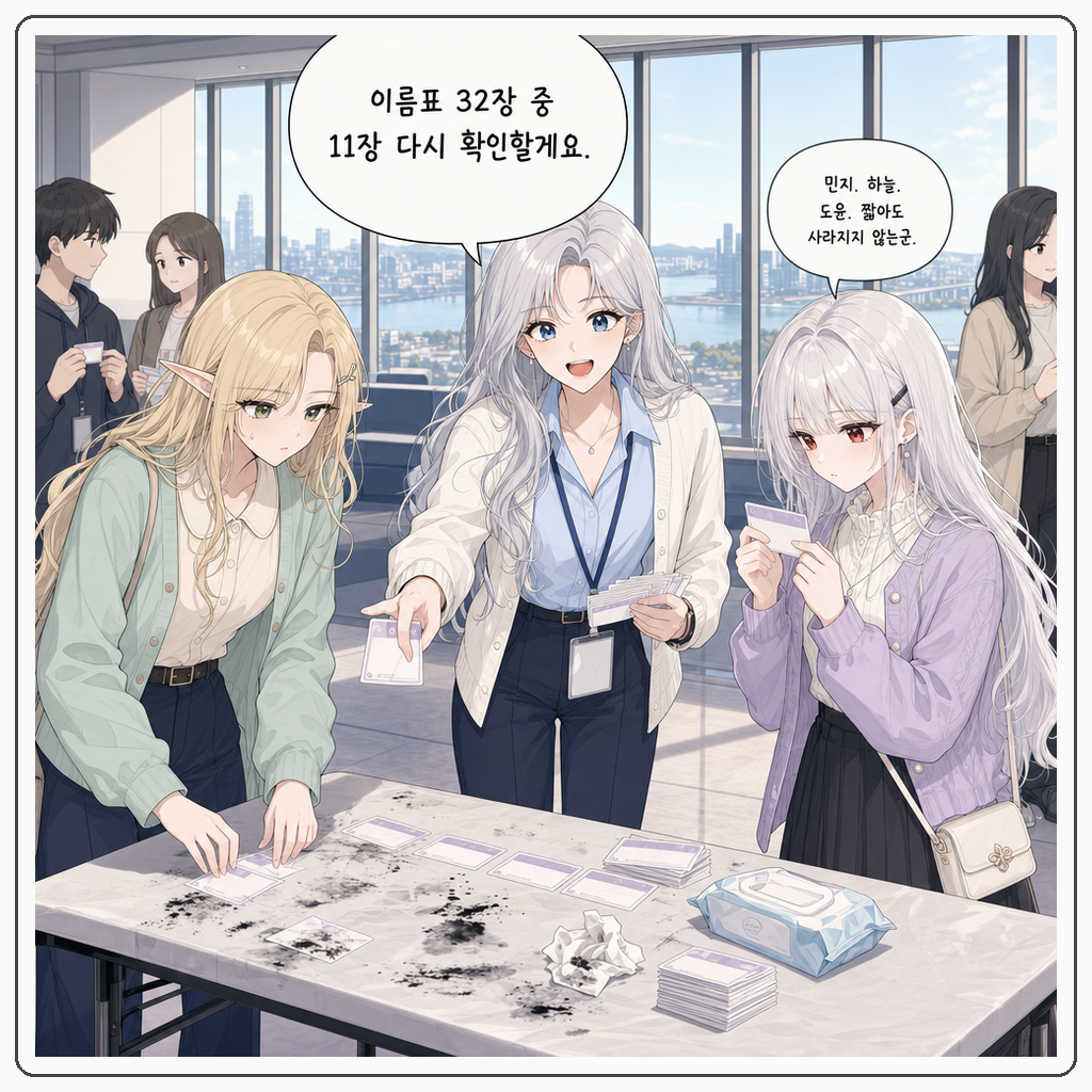 178화: 이름표가 먼저 노래했다 (부제: 팬 이름은 왕실 호칭표가 아닙니다) 005컷