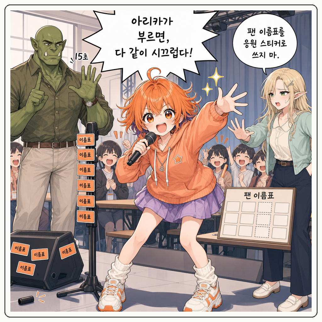 178화: 이름표가 먼저 노래했다 (부제: 팬 이름은 왕실 호칭표가 아닙니다) 006컷