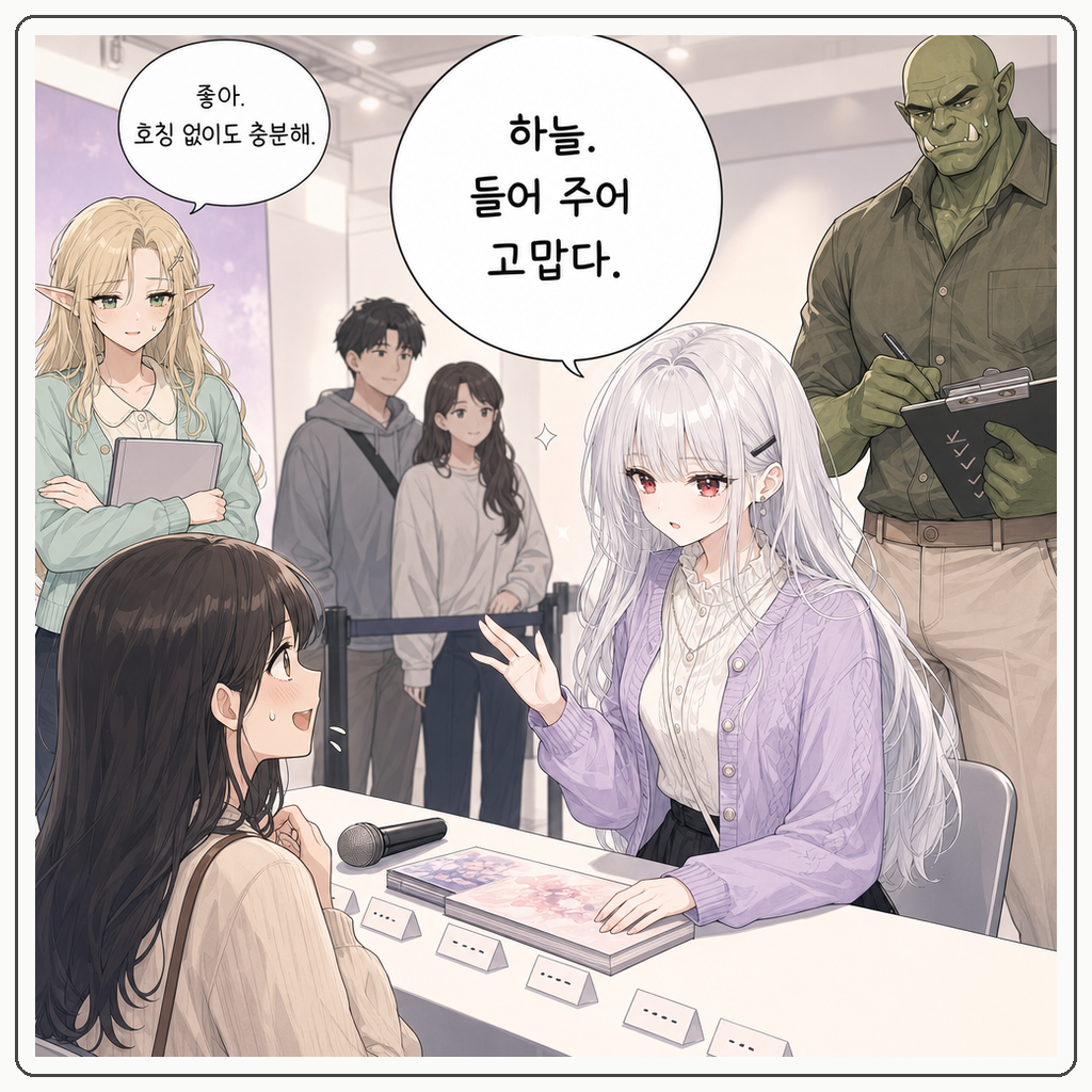 178화: 이름표가 먼저 노래했다 (부제: 팬 이름은 왕실 호칭표가 아닙니다) 009컷