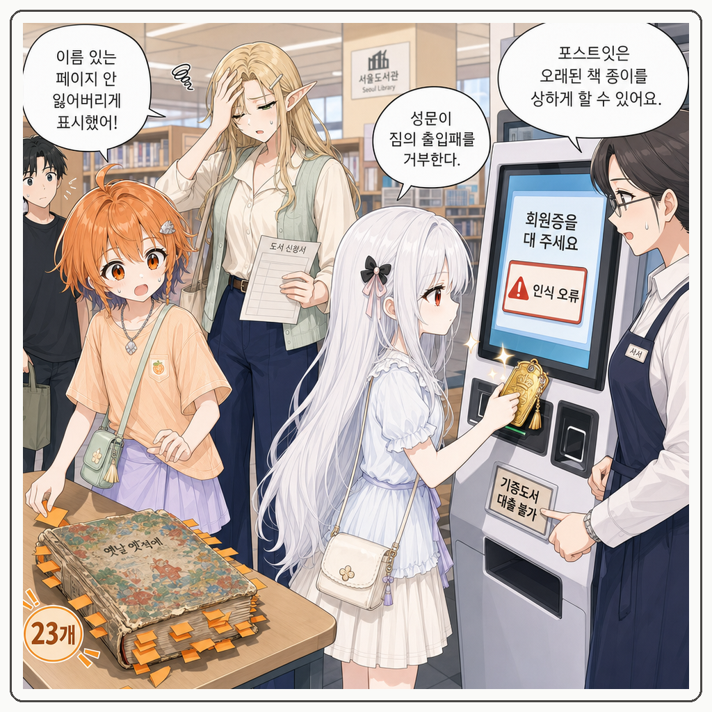 180화: 반납함이 먼저 이름을 불렀다 (부제: 도서관 카드는 왕실 출입패가 아닙니다) 006컷