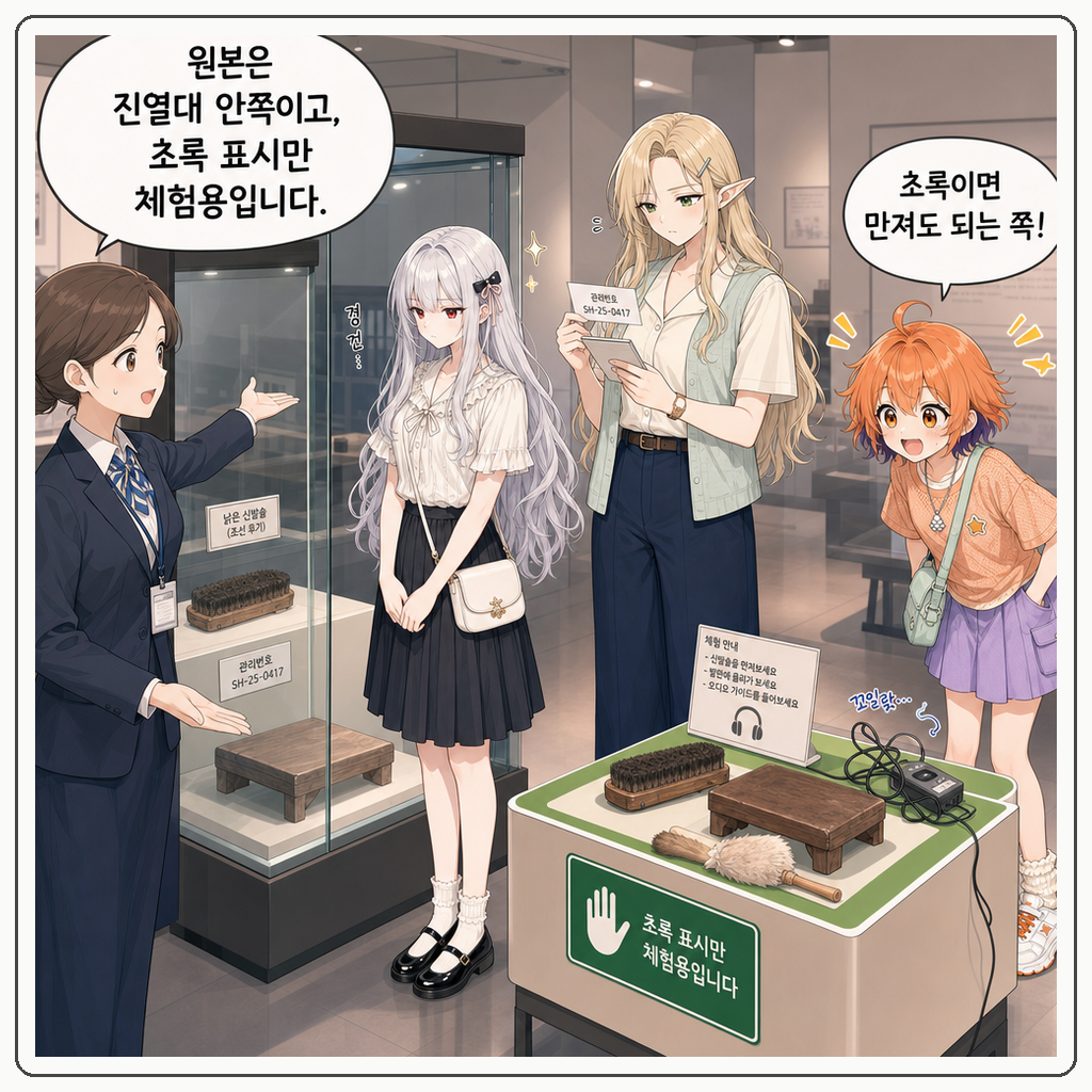 181화: 신발솔이 먼저 먼지를 기억했다 (부제: 체험 전시는 왕실 유물 회수가 아닙니다) 002컷