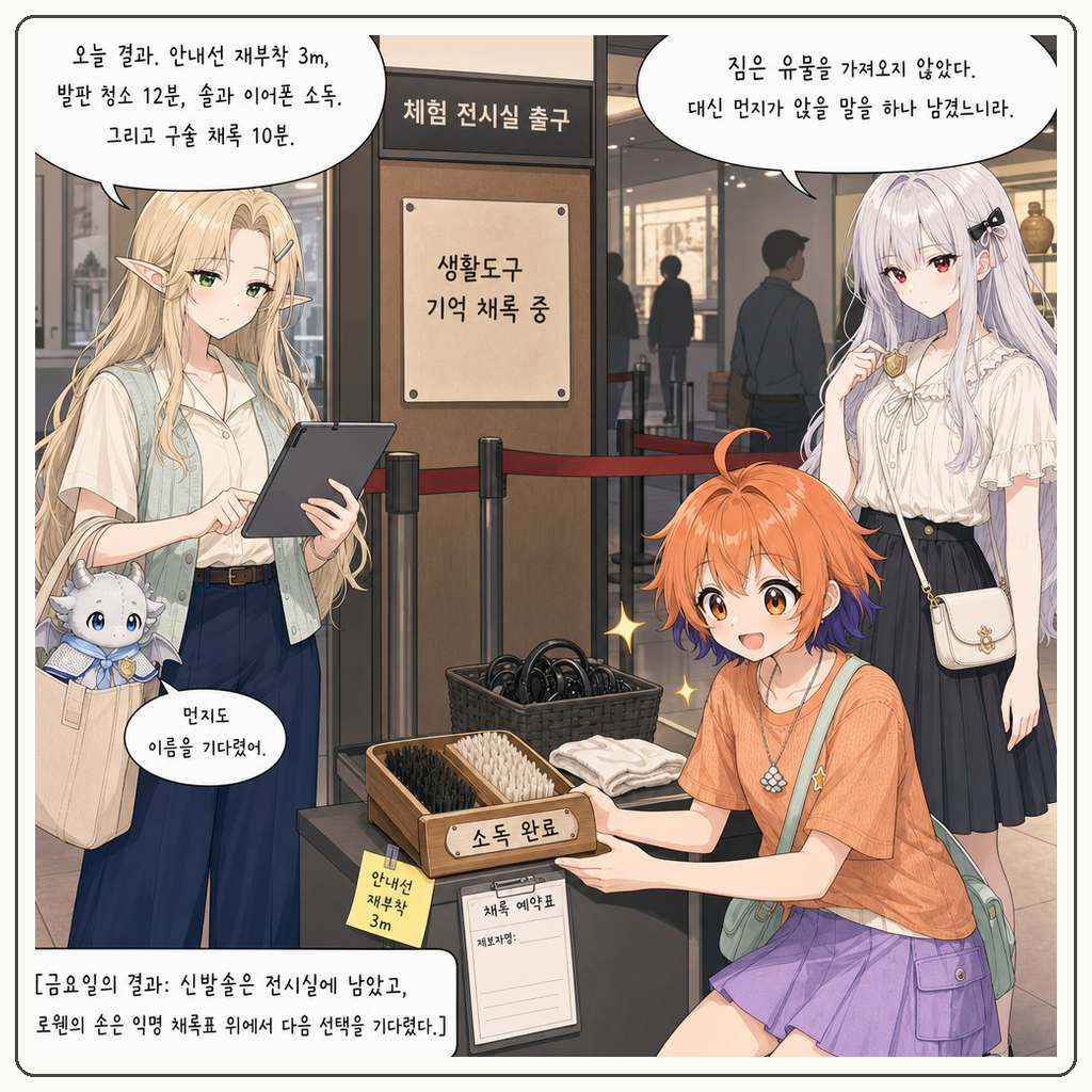 181화: 신발솔이 먼저 먼지를 기억했다 (부제: 체험 전시는 왕실 유물 회수가 아닙니다) 010컷
