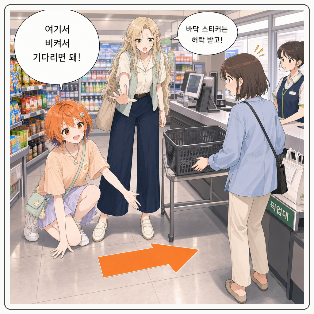 185화: 편의점 줄이 먼저 두 박자를 셌다 (부제: 챌린지는 계산대에서 멈추면 안 됩니다) 006컷