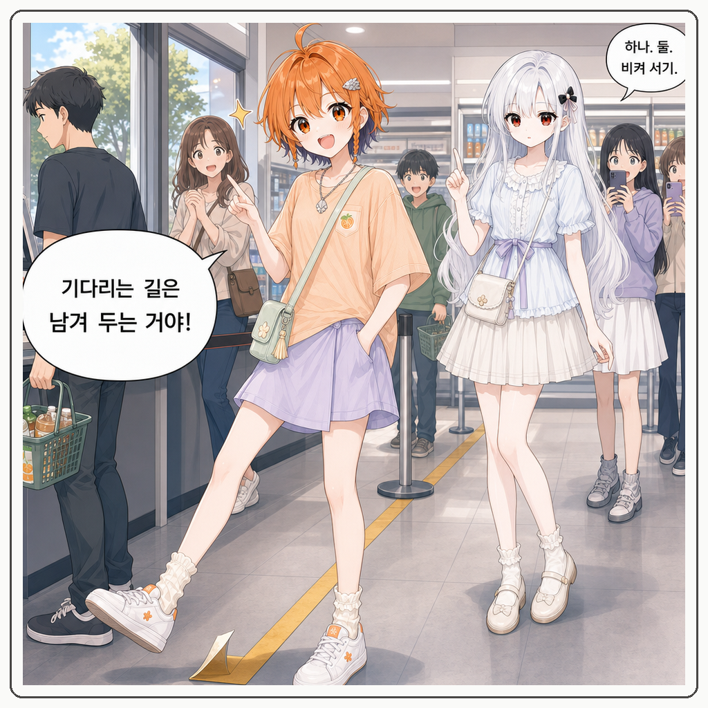 185화: 편의점 줄이 먼저 두 박자를 셌다 (부제: 챌린지는 계산대에서 멈추면 안 됩니다) 007컷