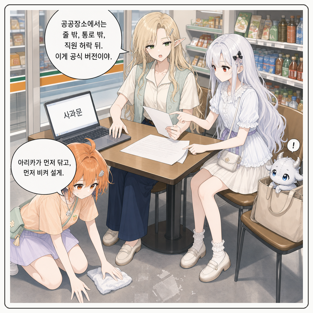 185화: 편의점 줄이 먼저 두 박자를 셌다 (부제: 챌린지는 계산대에서 멈추면 안 됩니다) 009컷