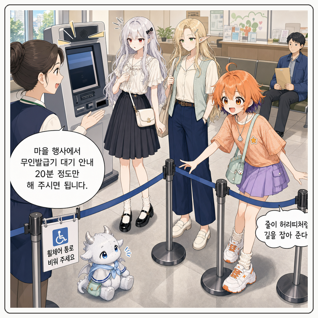 187화: 발급기가 먼저 두 박자를 말했다 (부제: 음성 안내는 왕실 나팔이 아닙니다) 002컷