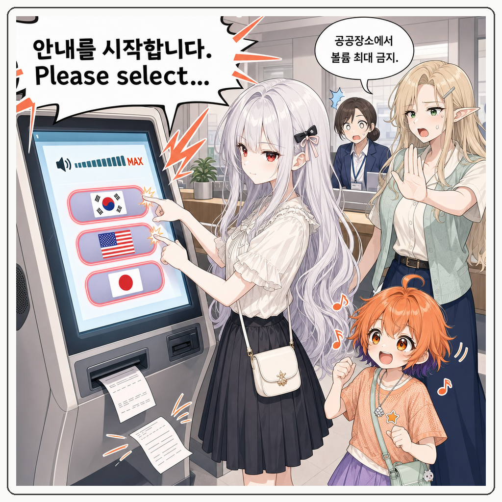 187화: 발급기가 먼저 두 박자를 말했다 (부제: 음성 안내는 왕실 나팔이 아닙니다) 003컷
