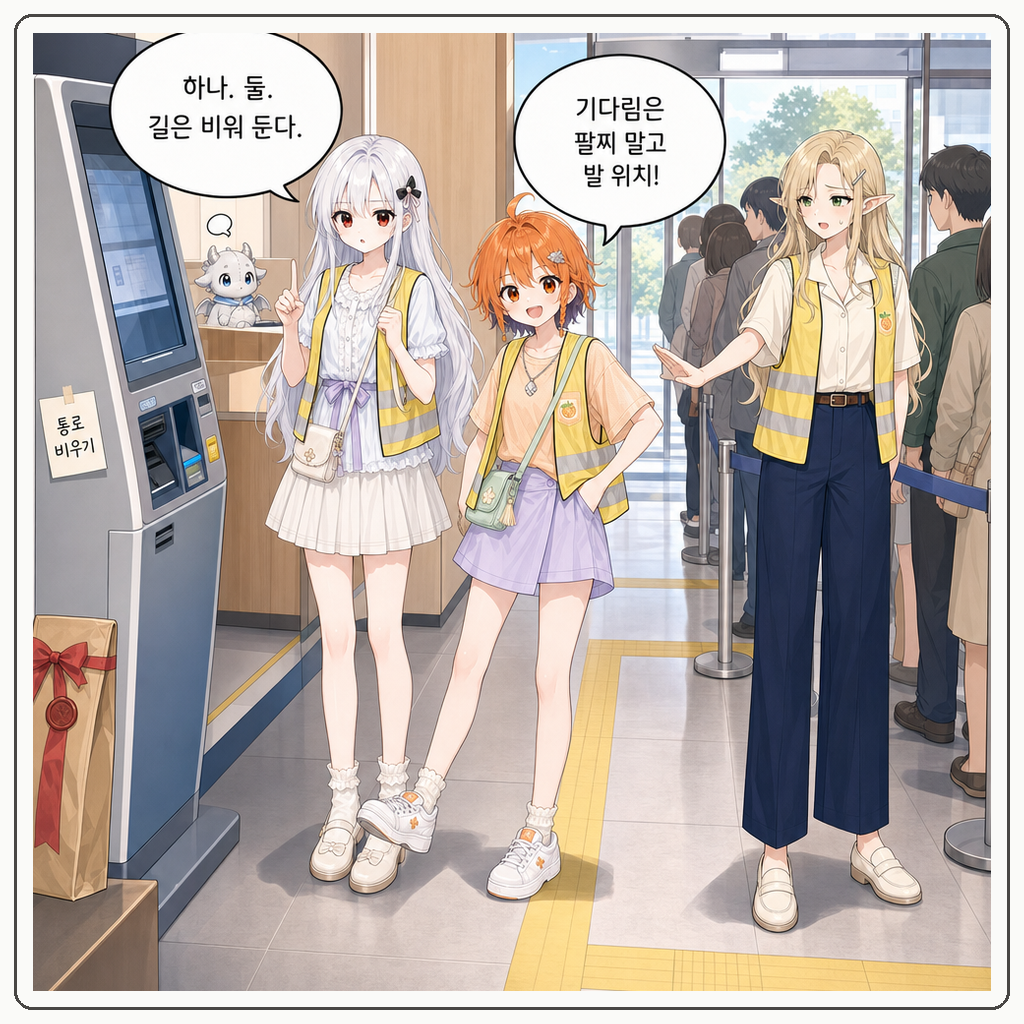 187화: 발급기가 먼저 두 박자를 말했다 (부제: 음성 안내는 왕실 나팔이 아닙니다) 009컷
