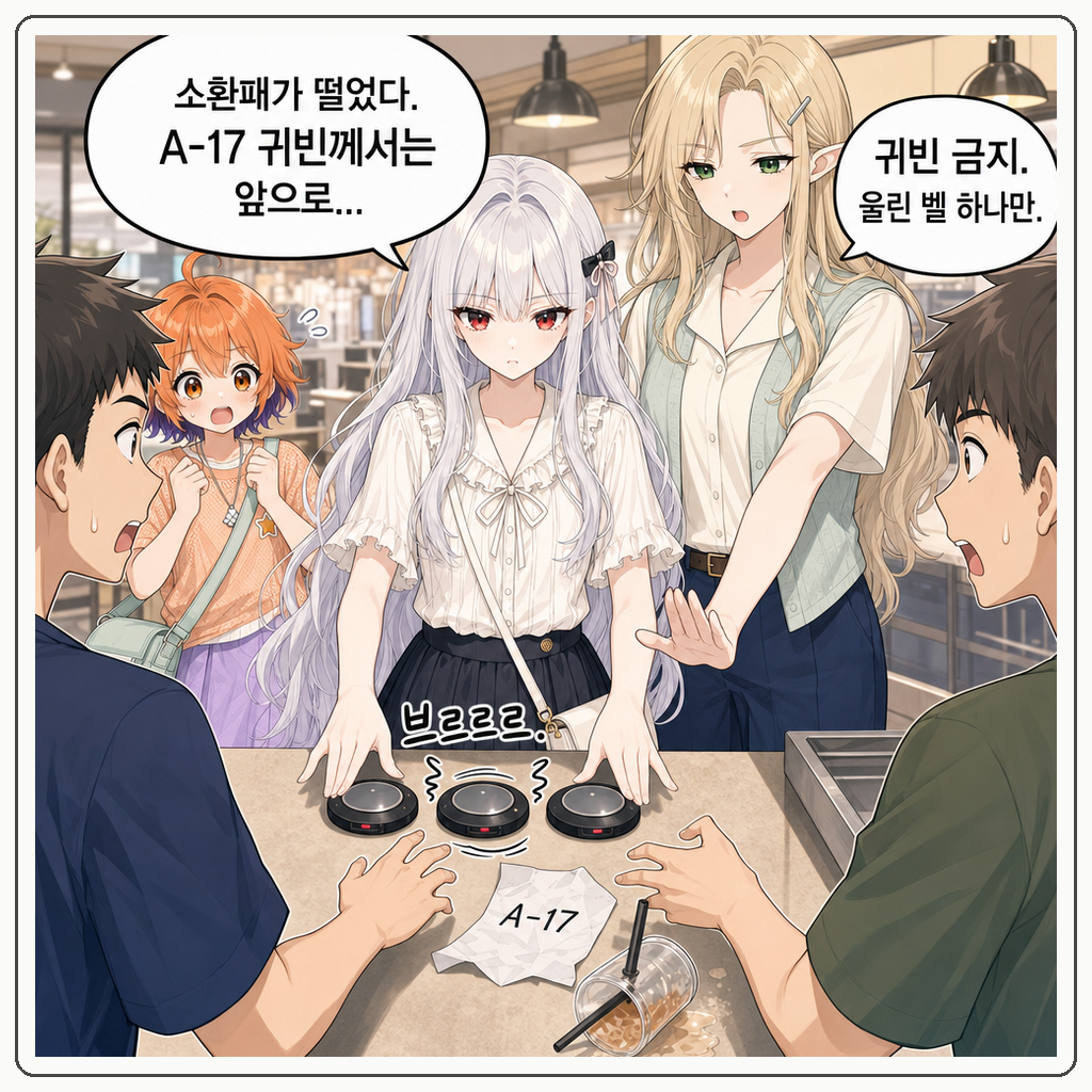 189화: 진동벨이 먼저 번호를 숨겼다 (부제: 주문번호는 왕실 소환명이 아닙니다) 003컷