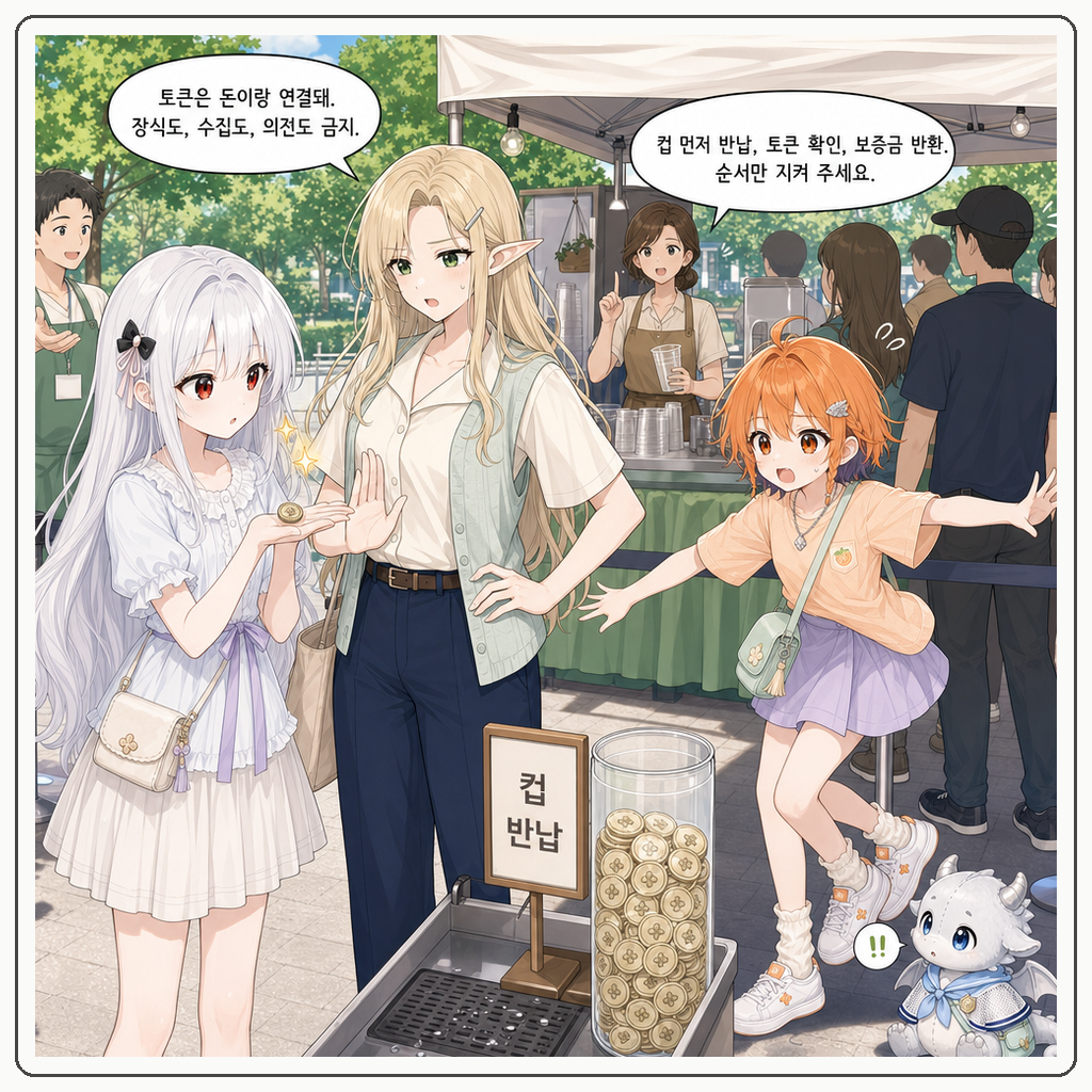 190화: 보증금 토큰이 먼저 돌아왔다 (부제: 다회용 컵은 왕실 공물권이 아닙니다) 003컷