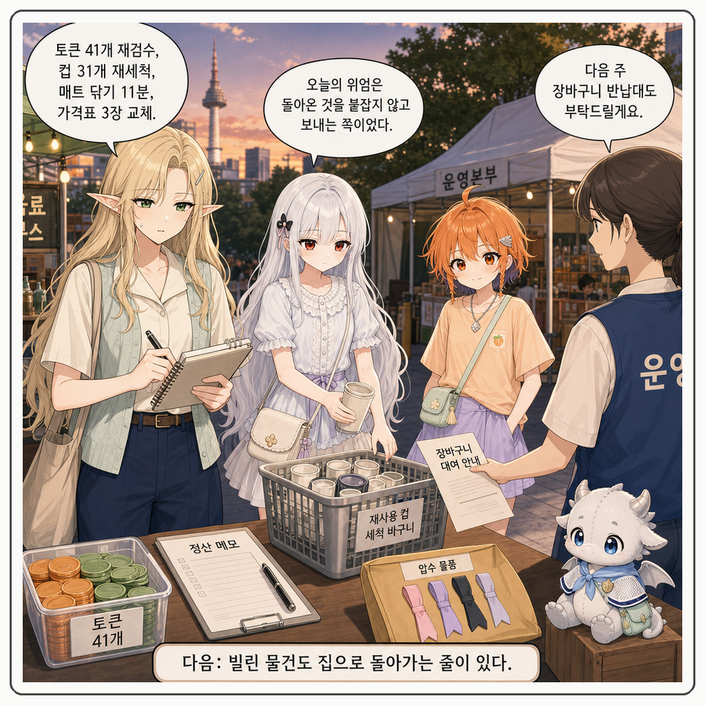 190화: 보증금 토큰이 먼저 돌아왔다 (부제: 다회용 컵은 왕실 공물권이 아닙니다) 018컷
