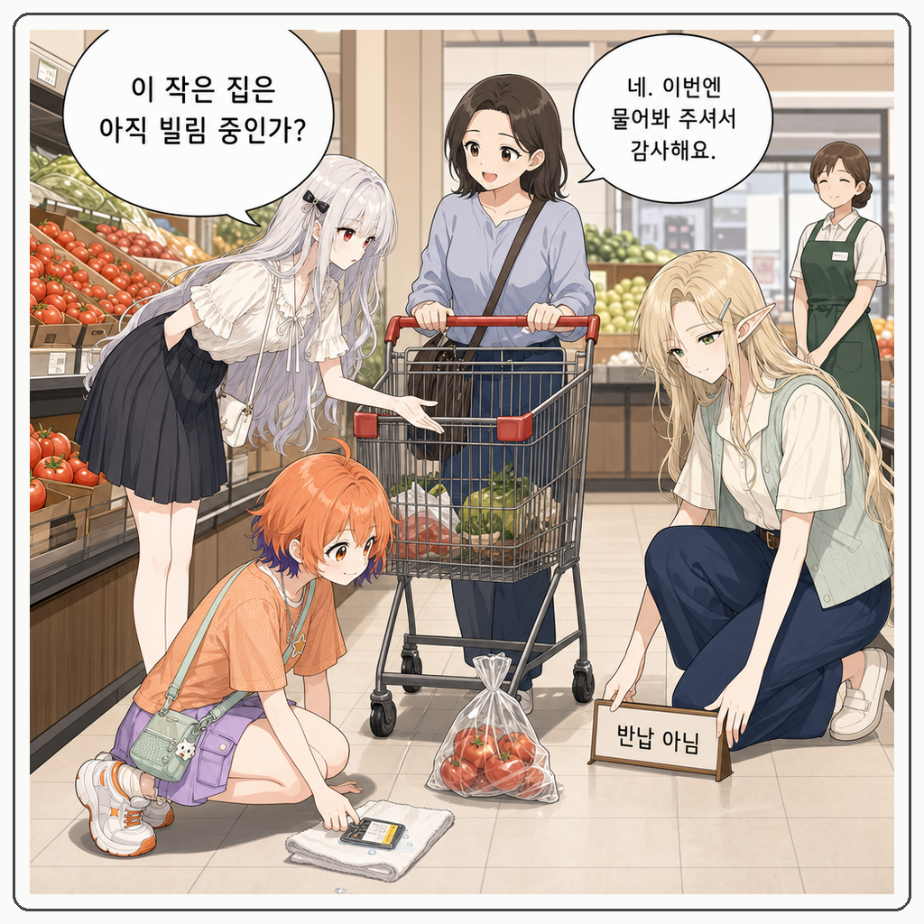 191화: 장바구니가 아직 빌림 중이었다 (부제: 빈 손잡이도 주인이 있을 수 있습니다) 013컷