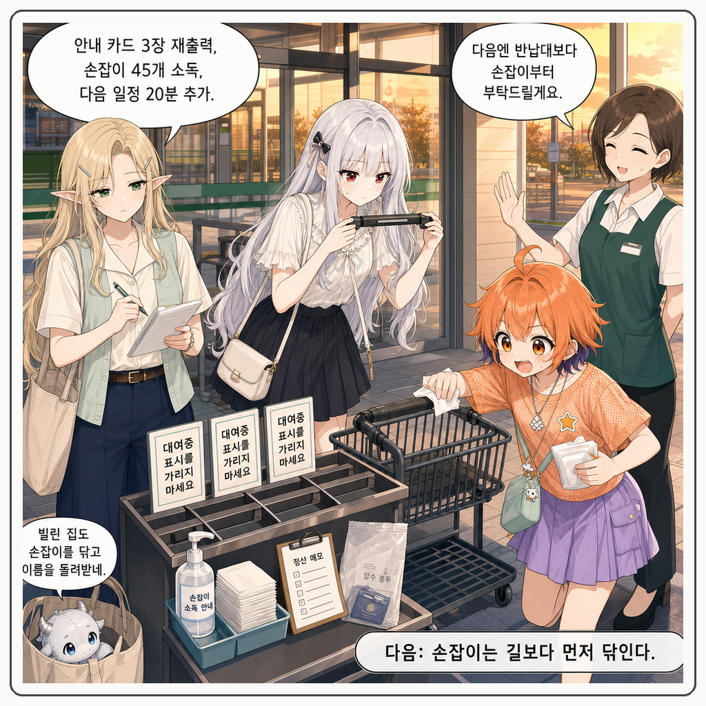 191화: 장바구니가 아직 빌림 중이었다 (부제: 빈 손잡이도 주인이 있을 수 있습니다) 019컷