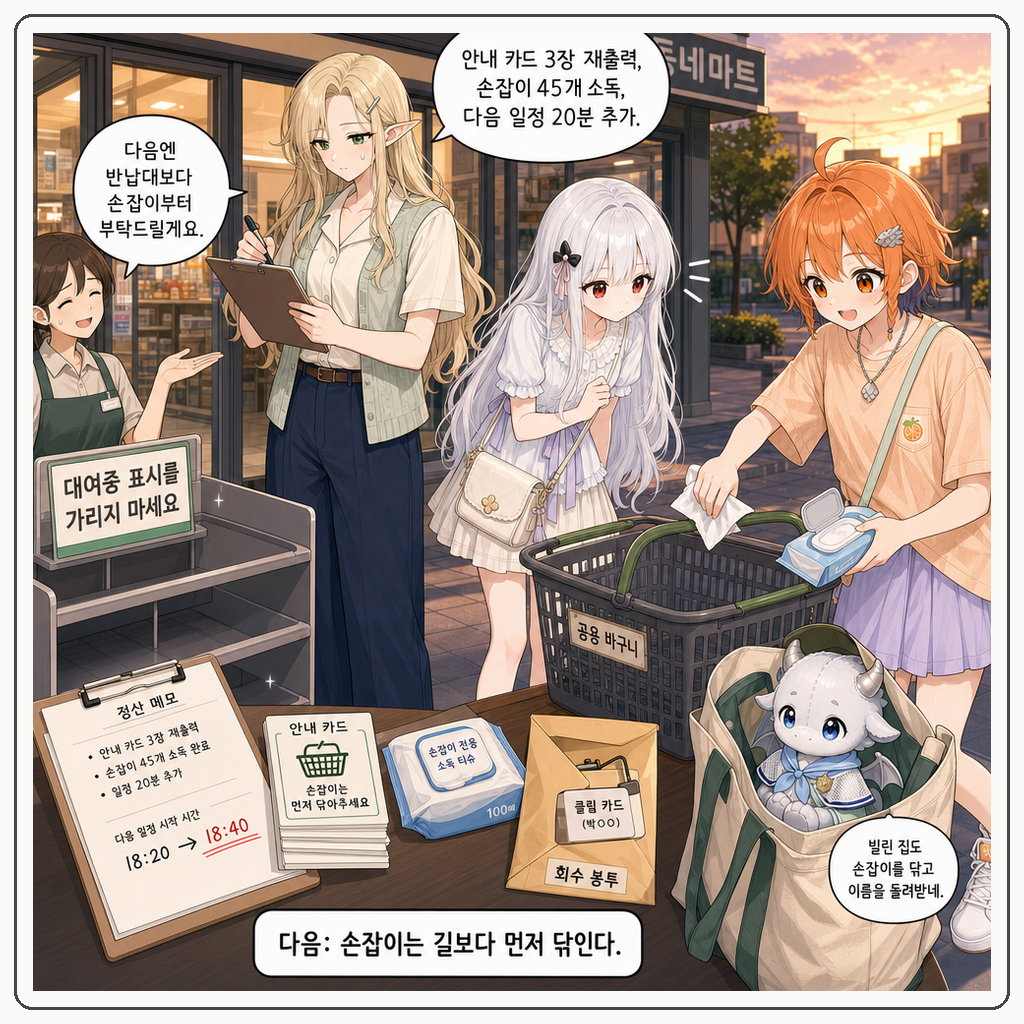 191화: 장바구니가 아직 빌림 중이었다 (부제: 빈 손잡이도 주인이 있을 수 있습니다) 020컷