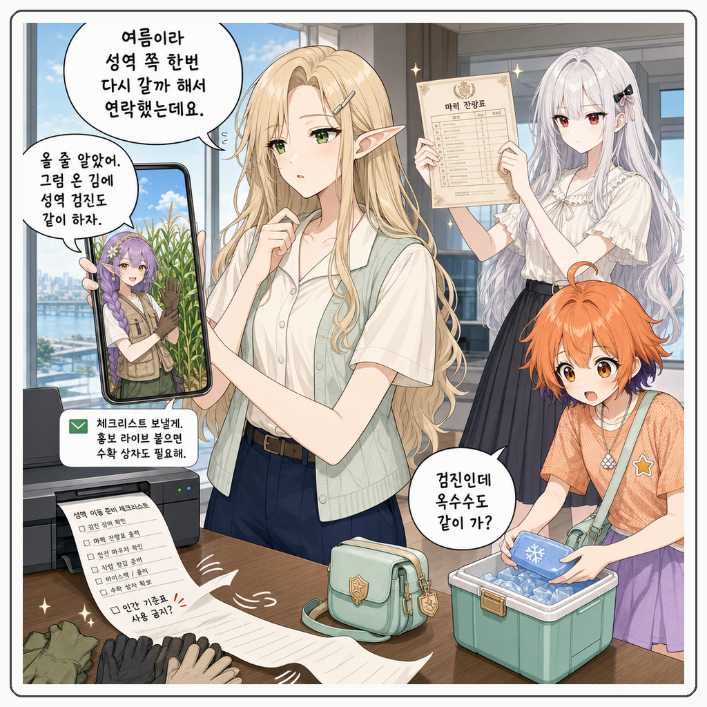 192화: 여름이라 다시 시골로 간다 (부제: 면허증은 고속도로 휴게소에서 꺼내지 마세요) 002컷