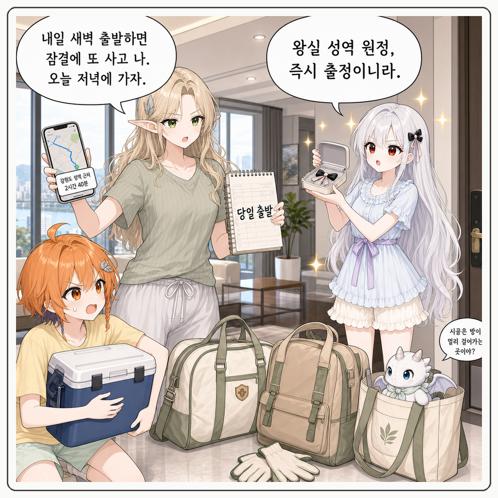 192화: 여름이라 다시 시골로 간다 (부제: 면허증은 고속도로 휴게소에서 꺼내지 마세요) 003컷