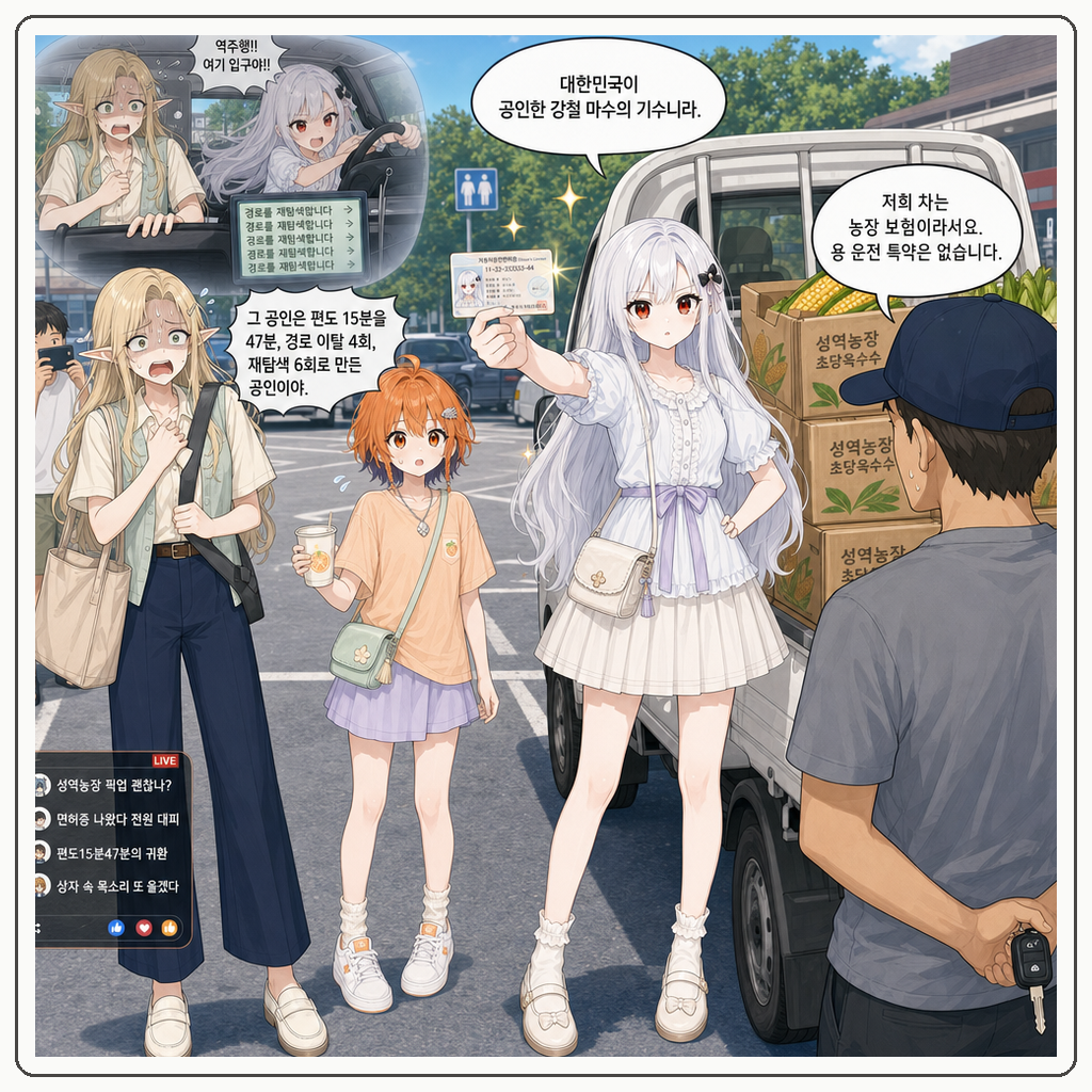 192화: 여름이라 다시 시골로 간다 (부제: 면허증은 고속도로 휴게소에서 꺼내지 마세요) 008컷