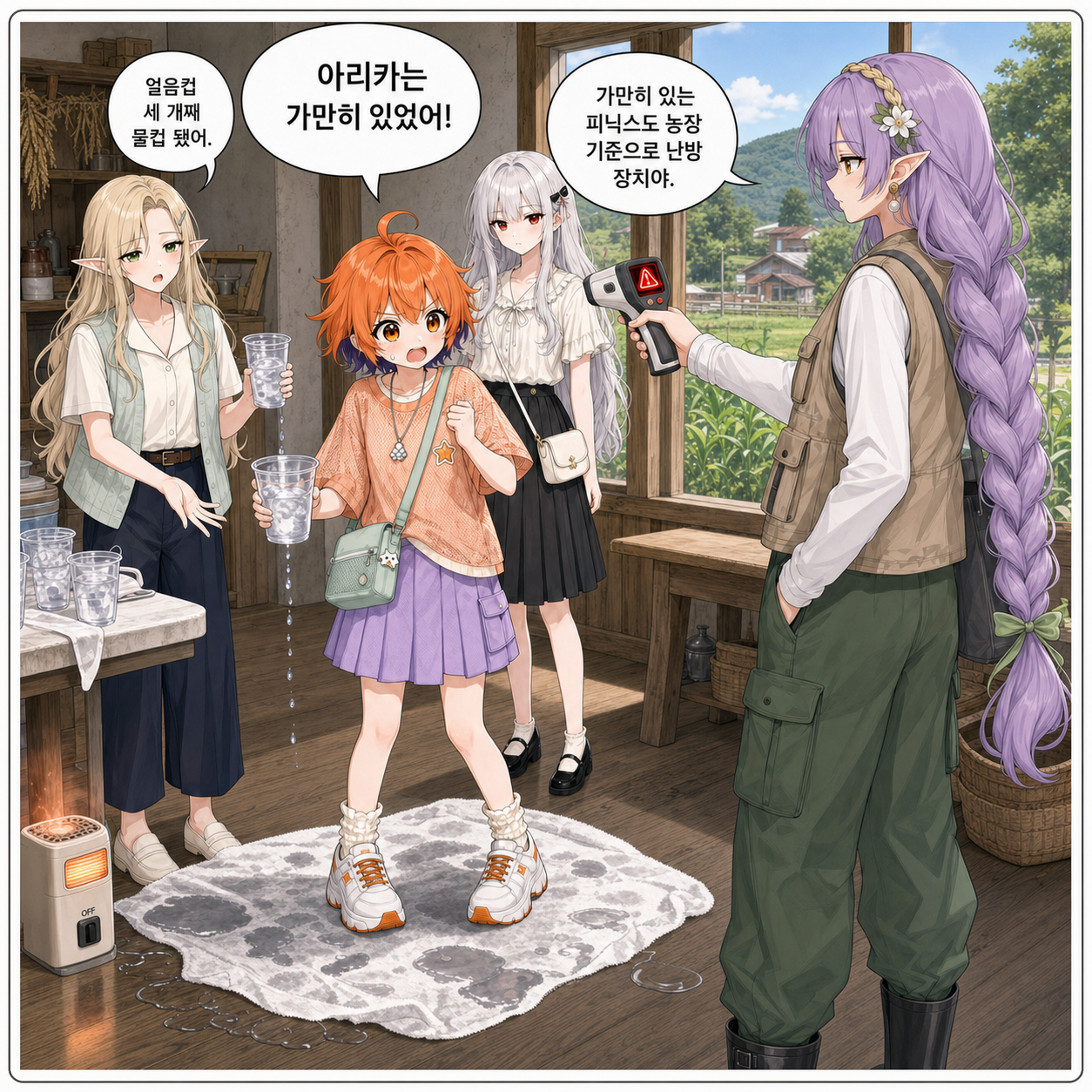 193화: 인간 기준표 밖의 아침 검진 (부제: 회복 3%도 포장 테이프를 얼립니다) 004컷