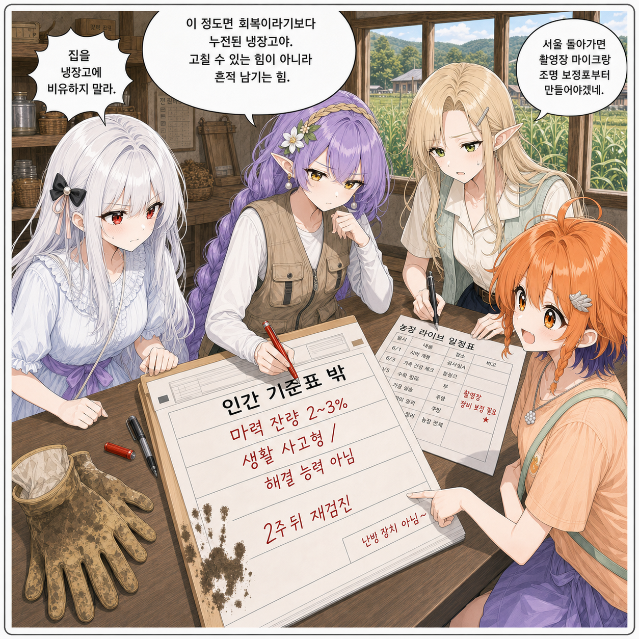 193화: 인간 기준표 밖의 아침 검진 (부제: 회복 3%도 포장 테이프를 얼립니다) 008컷
