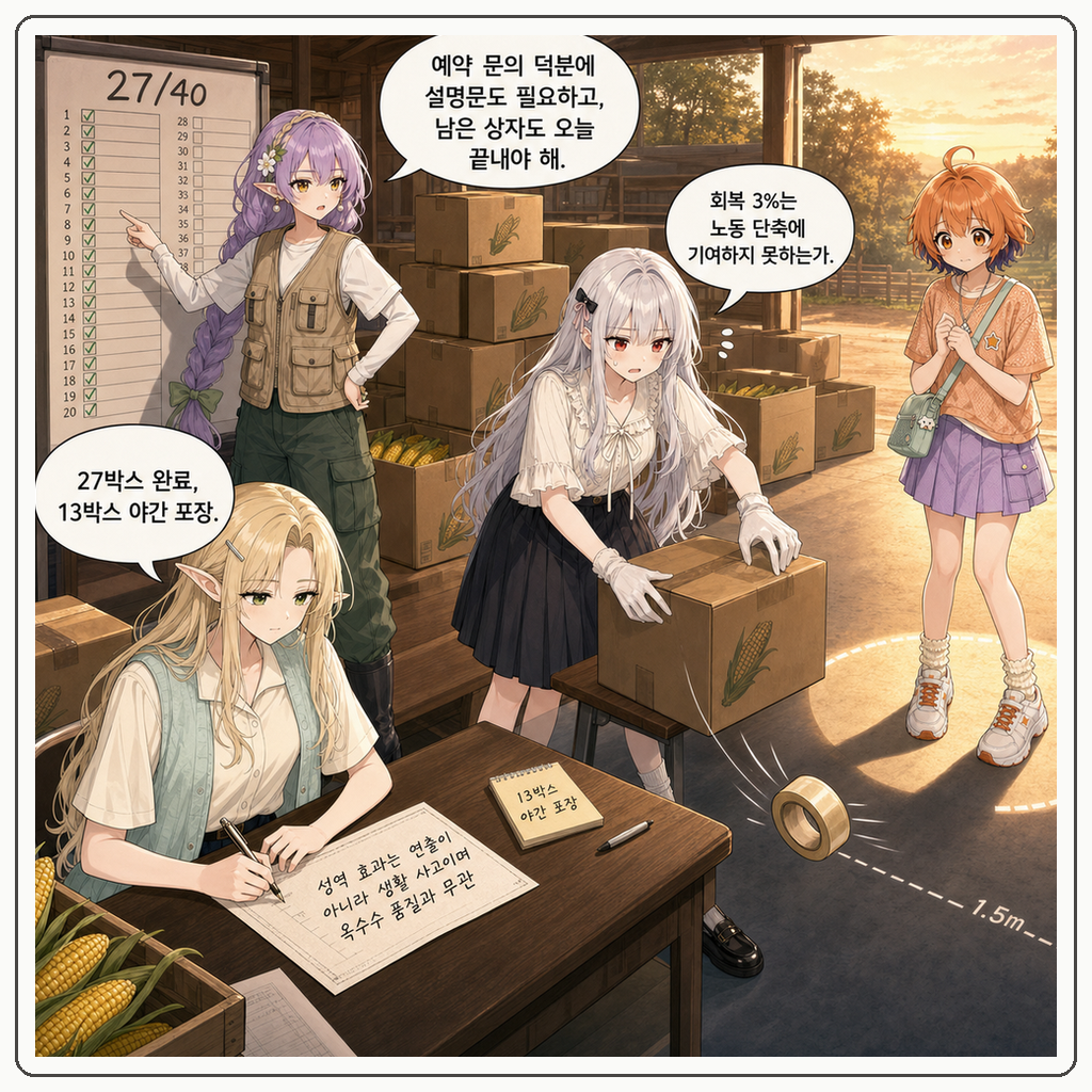 194화: 옥수수 상자가 먼저 라이브를 켰다 (부제: 회복 3%는 노동 단축이 안 됩니다) 009컷