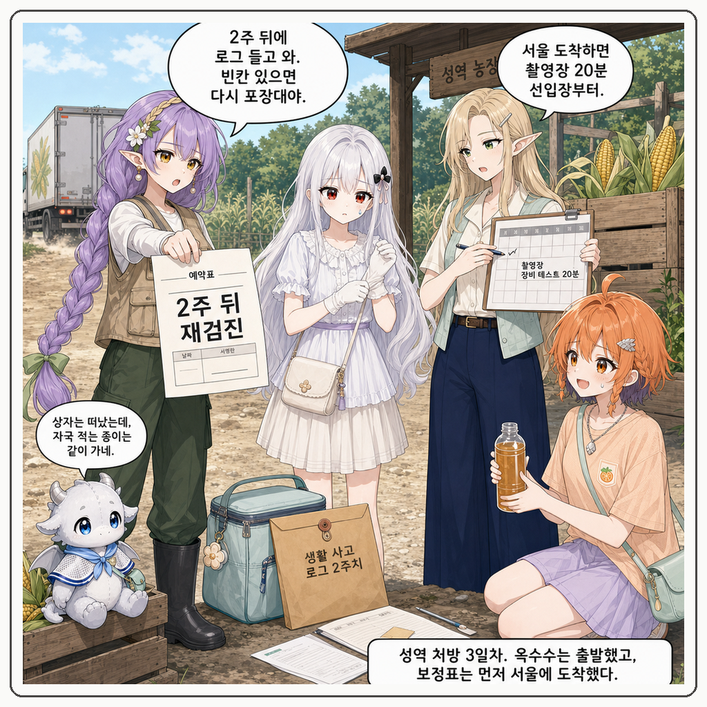195화: 보정표가 먼저 서울에 도착했다 (부제: 성역 반응은 택배보다 빨리 공유됩니다) 010컷