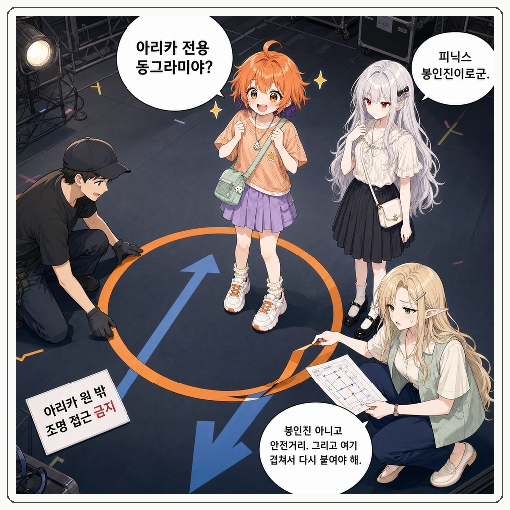 196화: 원형 마킹이 먼저 무대에 섰다 (부제: 보정표는 리허설보다 일찍 도착합니다) 005컷